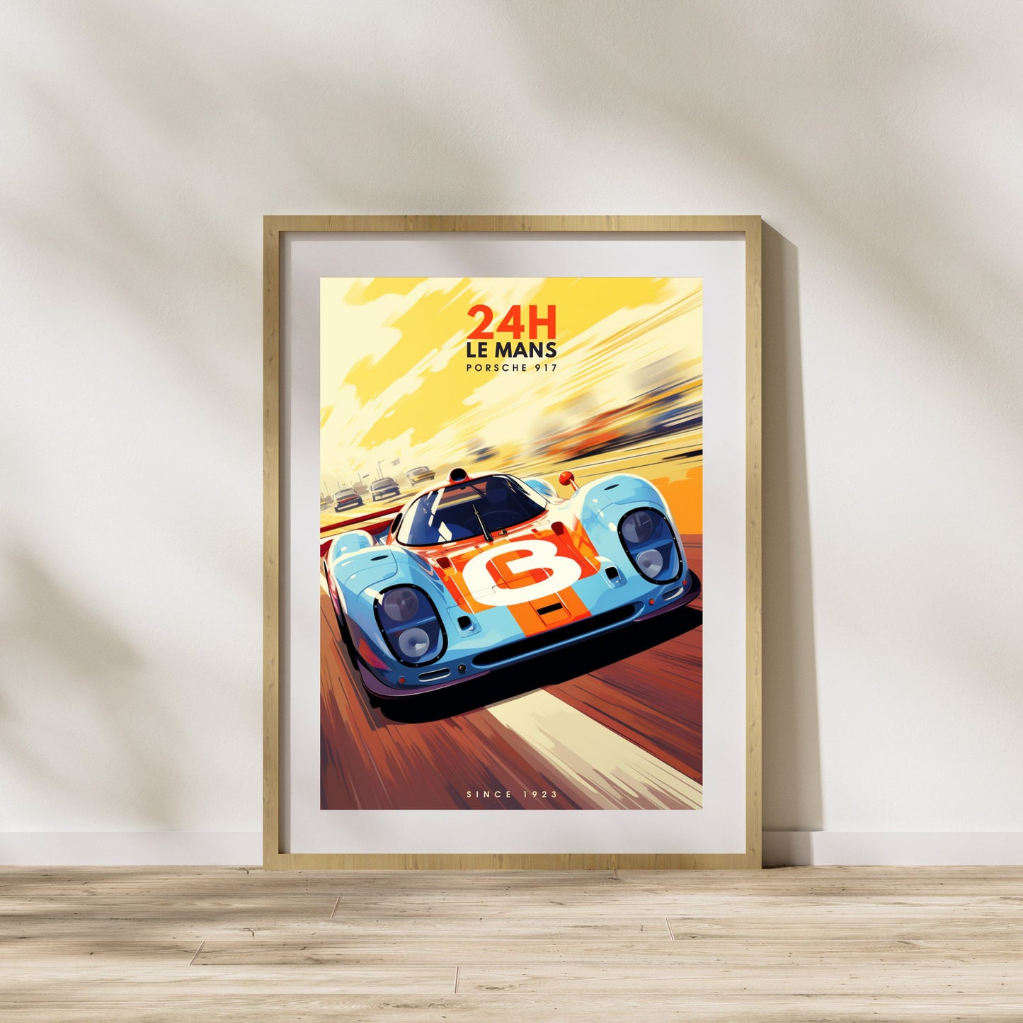 Affiche 24H le Mans | Impression voiture vintage | Porsche 917