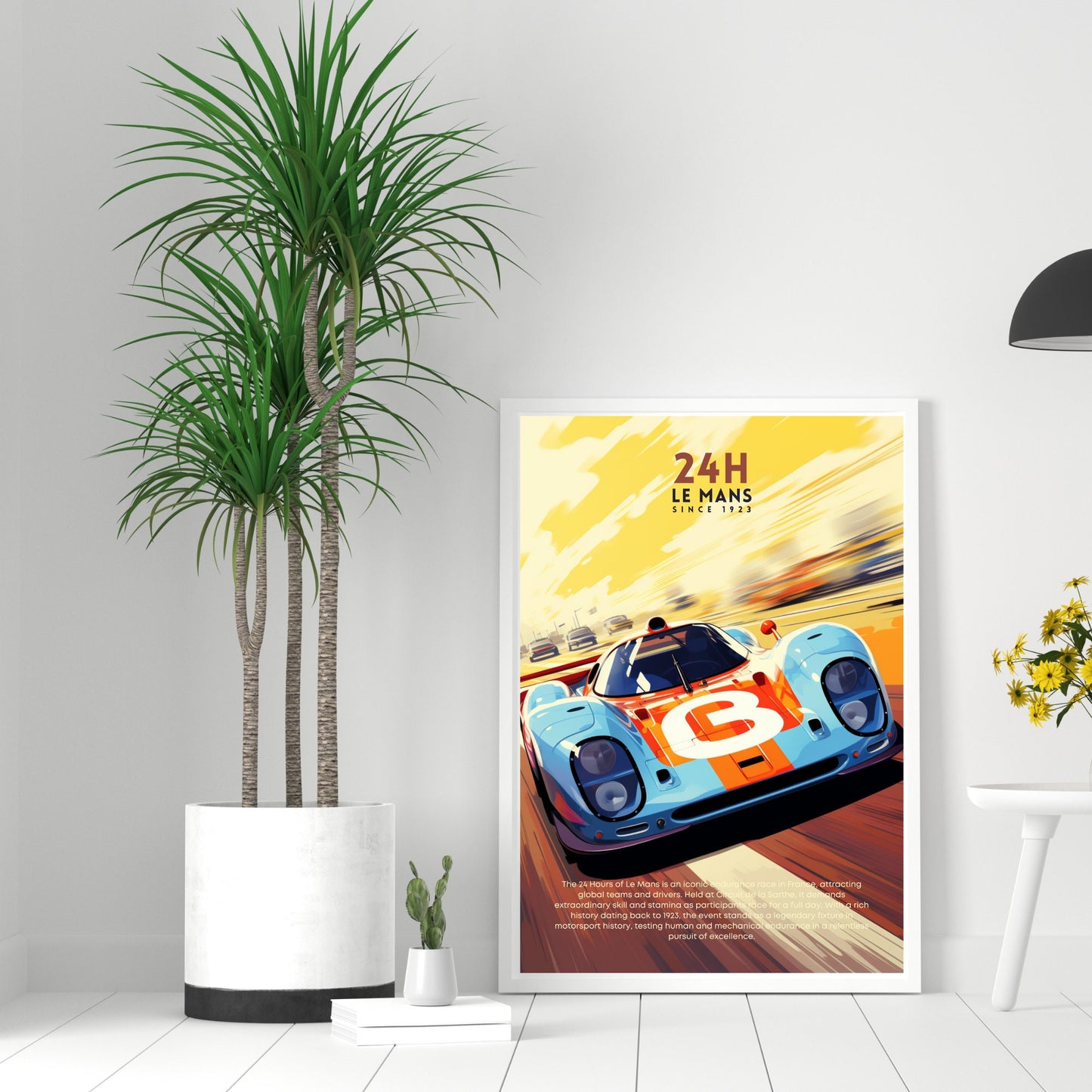 Impression 24H le Mans | Impression voiture vintage | Affiche Porsche 917