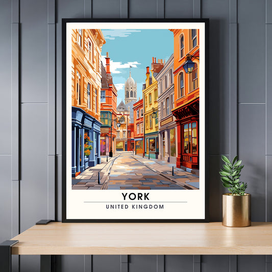 Affiche York | impression de voyage York | Impression York | Affiche Royaume-Uni