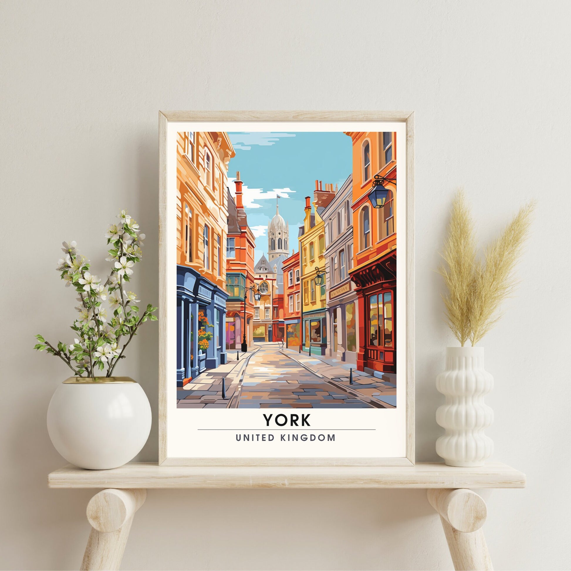 Affiche York | impression de voyage York | Impression York | Affiche Royaume-Uni