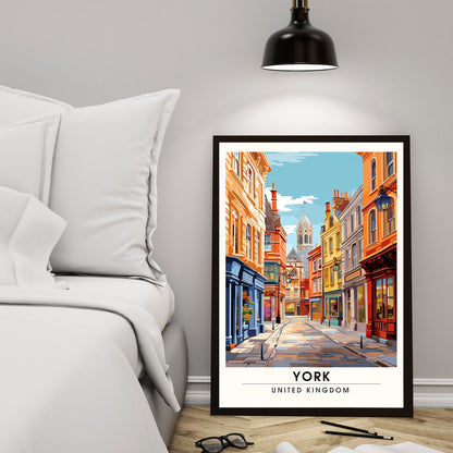 Affiche York | impression de voyage York | Impression York | Affiche Royaume-Uni