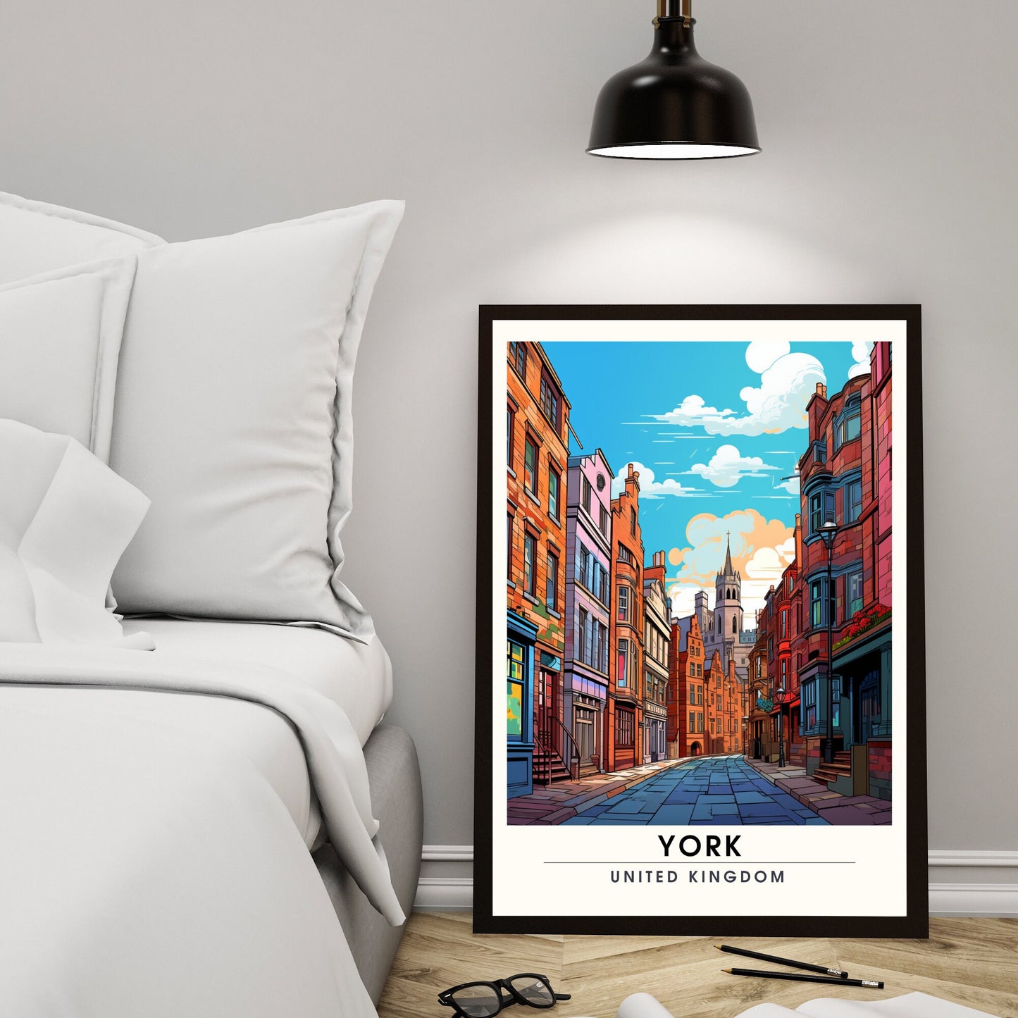 Affiche York | impression de voyage York | Impression York | Affiche Royaume-Uni