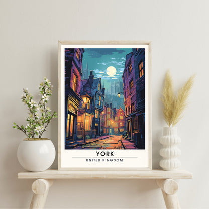 Affiche York | impression de voyage York | Impression York | Affiche Royaume-Uni