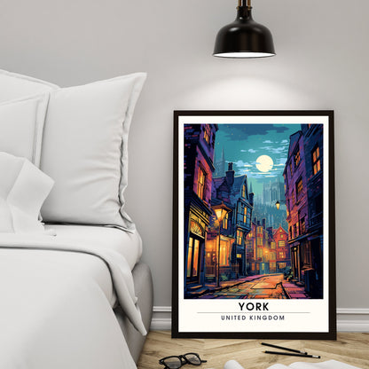 Affiche York | impression de voyage York | Impression York | Affiche Royaume-Uni