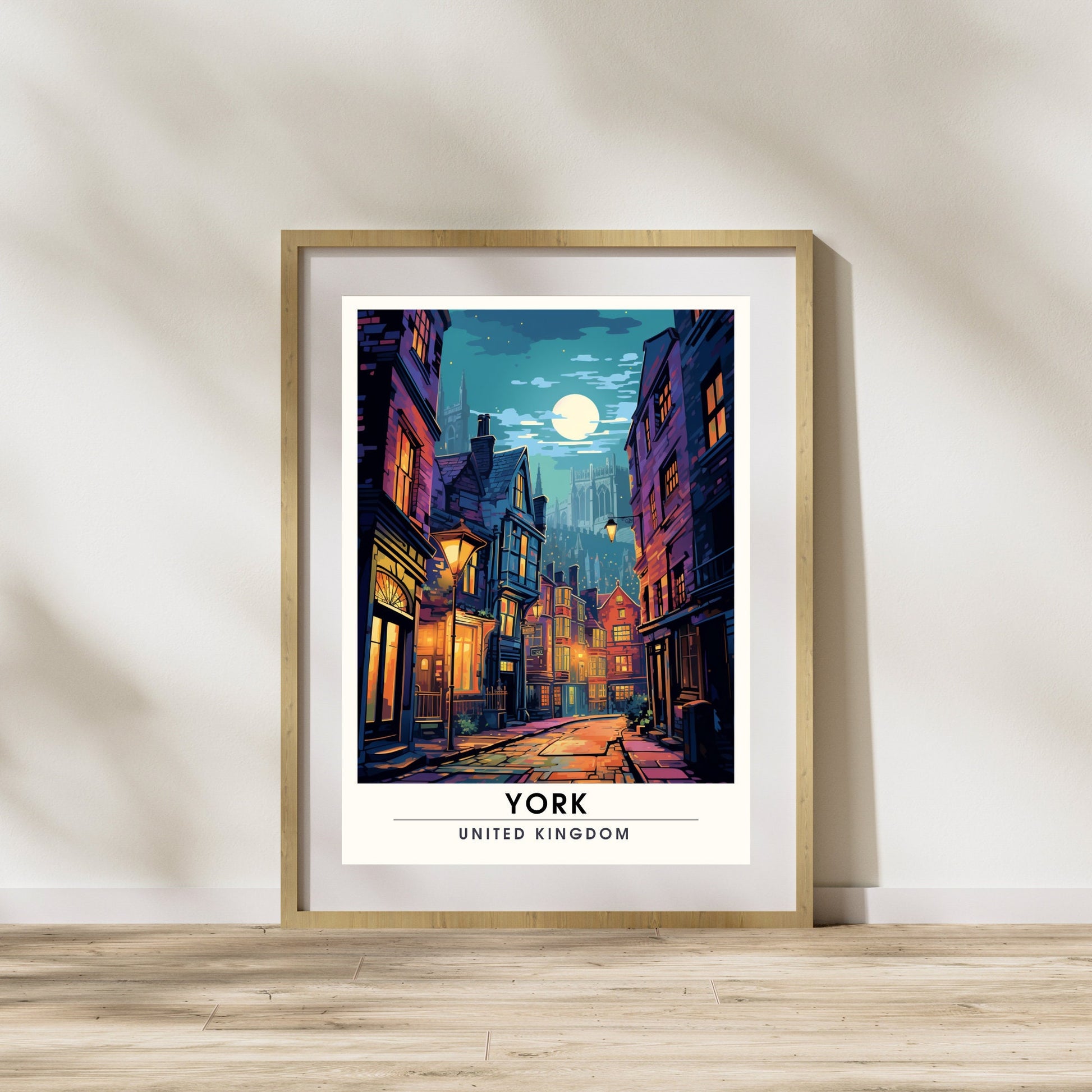 Affiche York | impression de voyage York | Impression York | Affiche Royaume-Uni