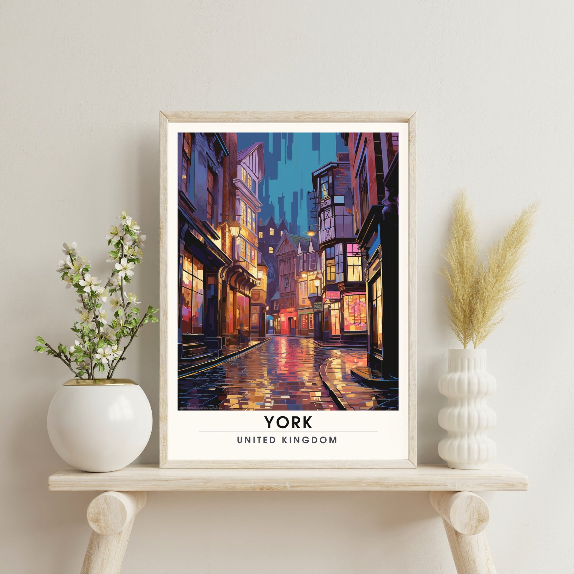 Affiche York | impression de voyage York | Impression York | Affiche Royaume-Uni