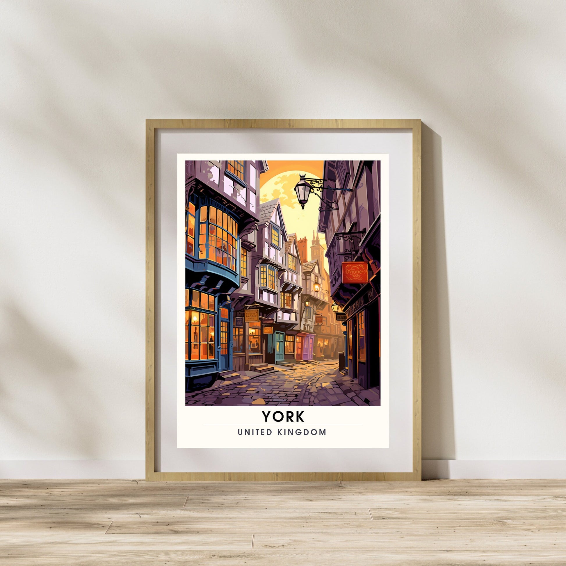 Affiche York | impression de voyage York | Impression York | Affiche Royaume-Uni