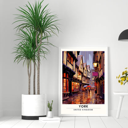 Affiche York | impression de voyage York | Impression York | Affiche Royaume-Uni