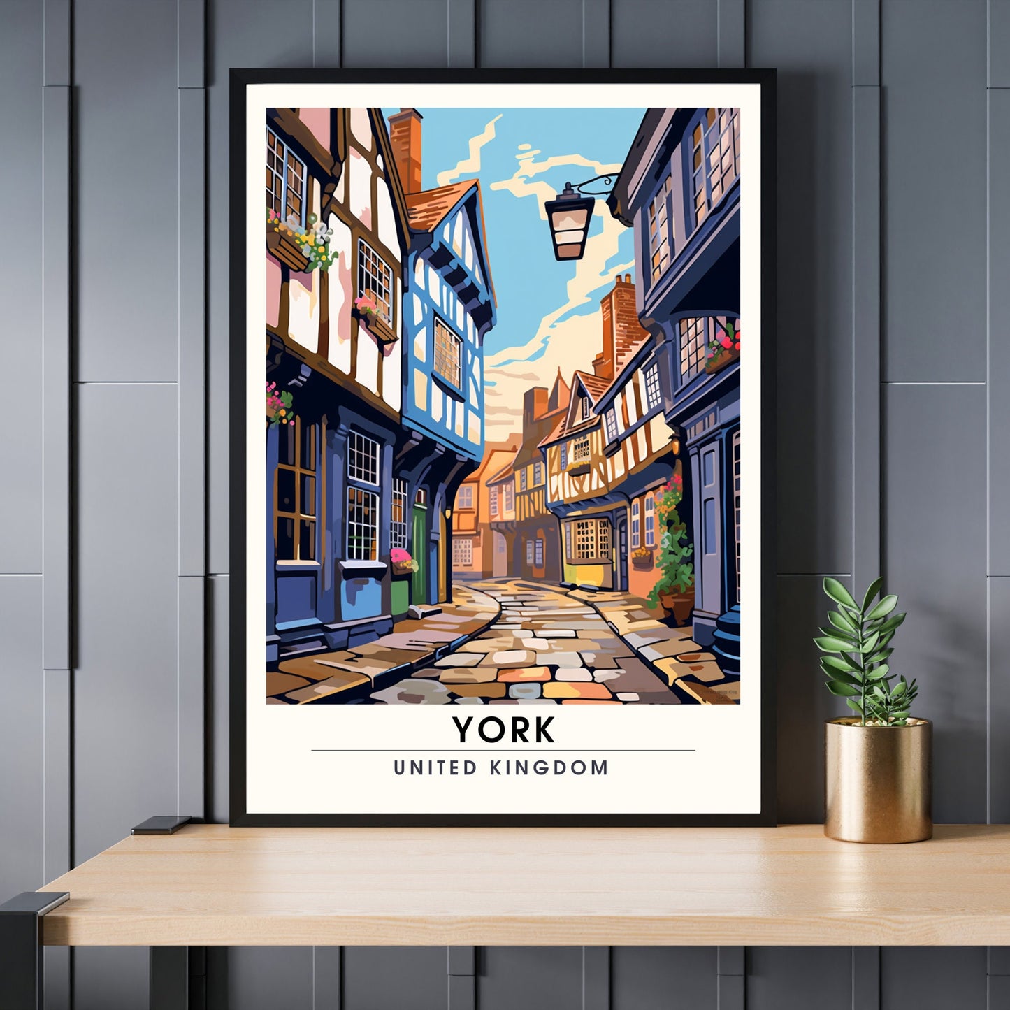 Affiche York | impression de voyage York | Impression York | Affiche Royaume-Uni