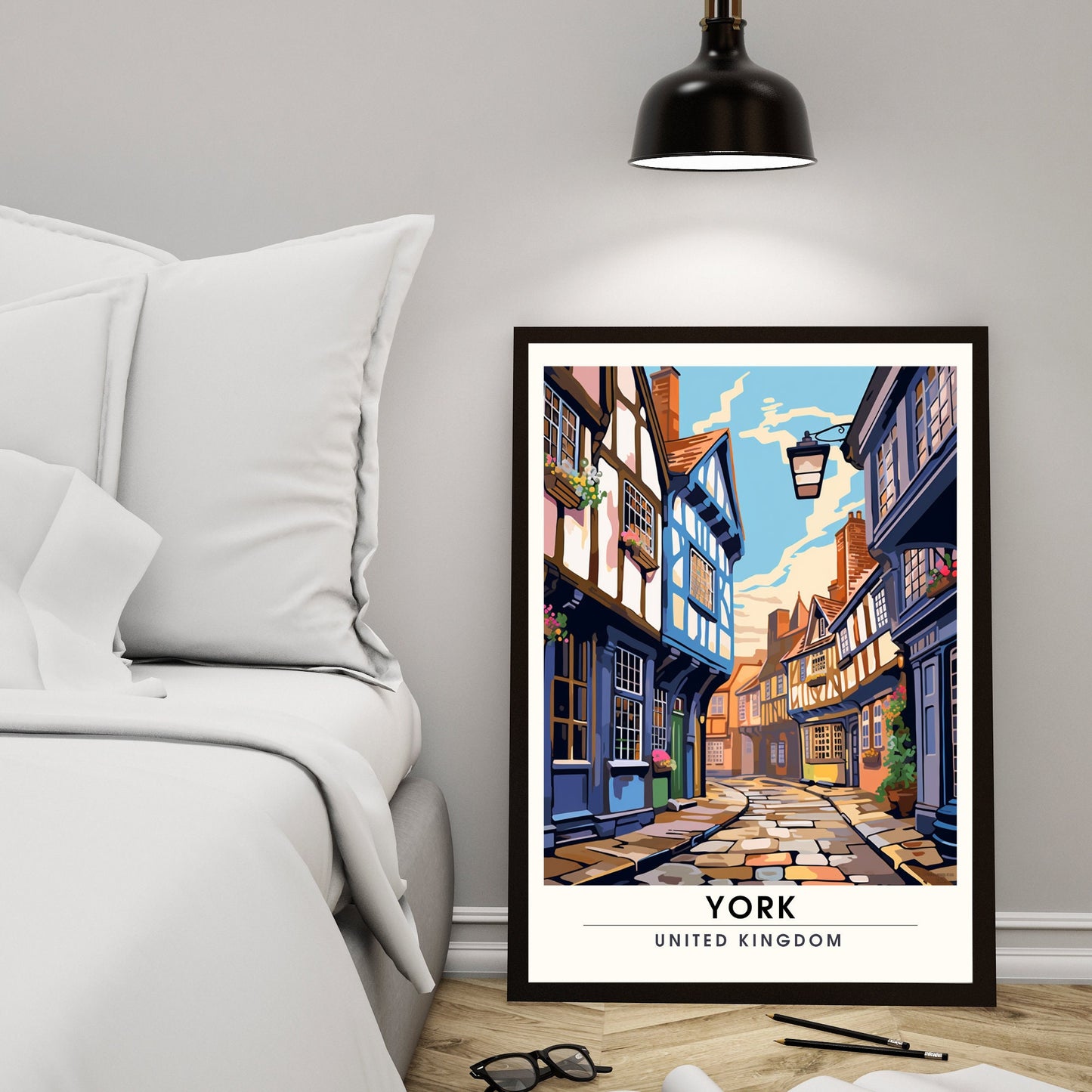 Affiche York | impression de voyage York | Impression York | Affiche Royaume-Uni