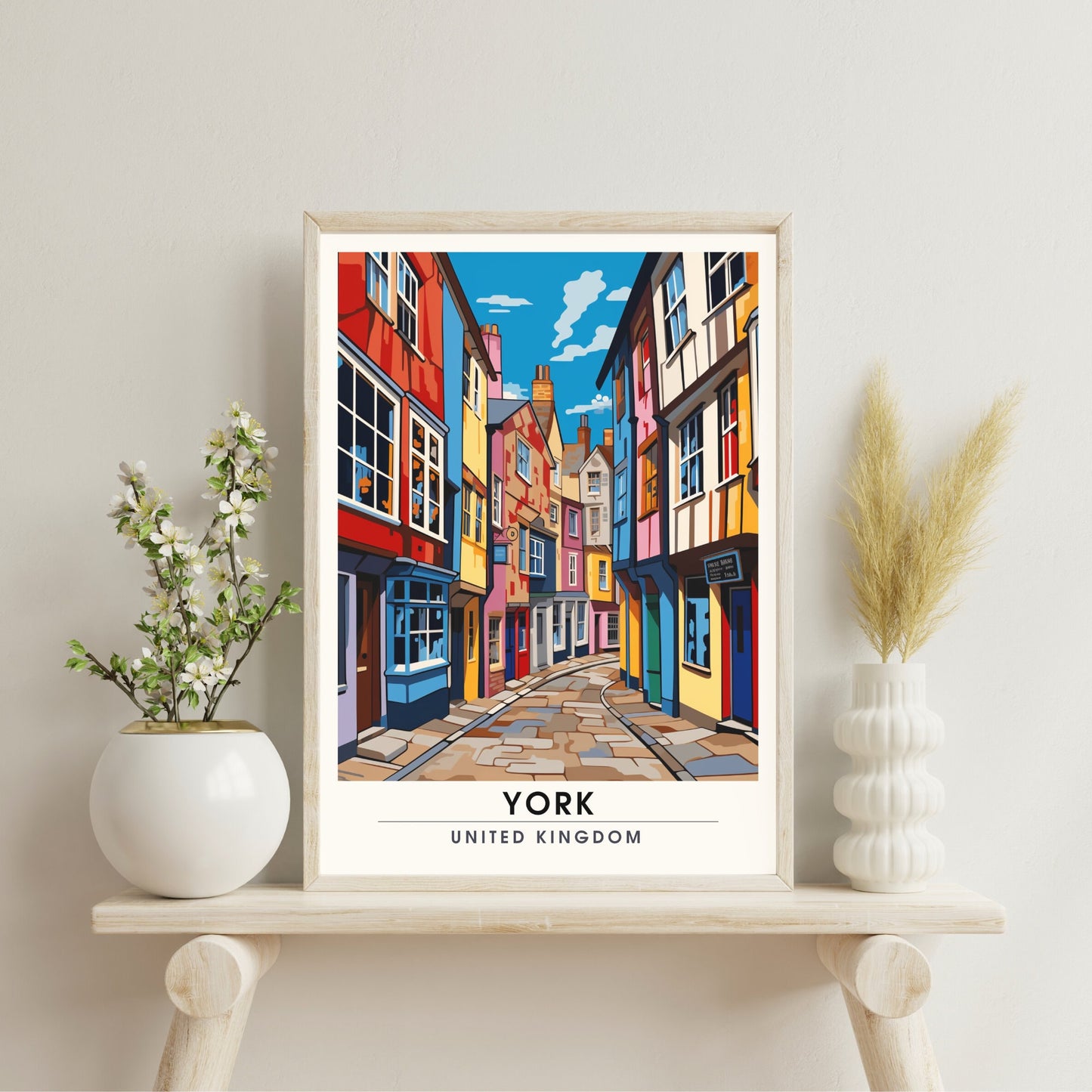 Affiche York | impression de voyage York | Impression York | Affiche Royaume-Uni