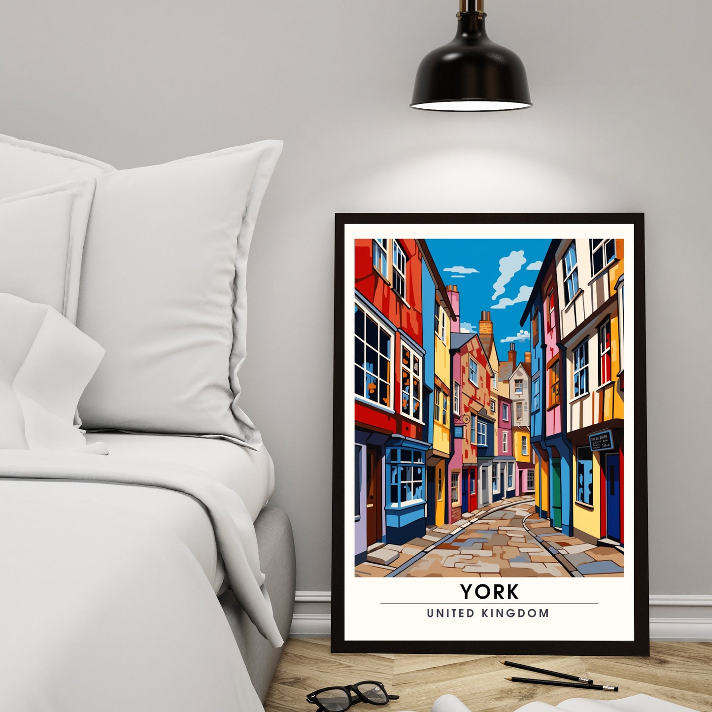 Affiche York | impression de voyage York | Impression York | Affiche Royaume-Uni