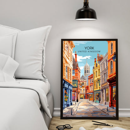 Affiche York | impression de voyage York | Impression York | Affiche Royaume-Uni