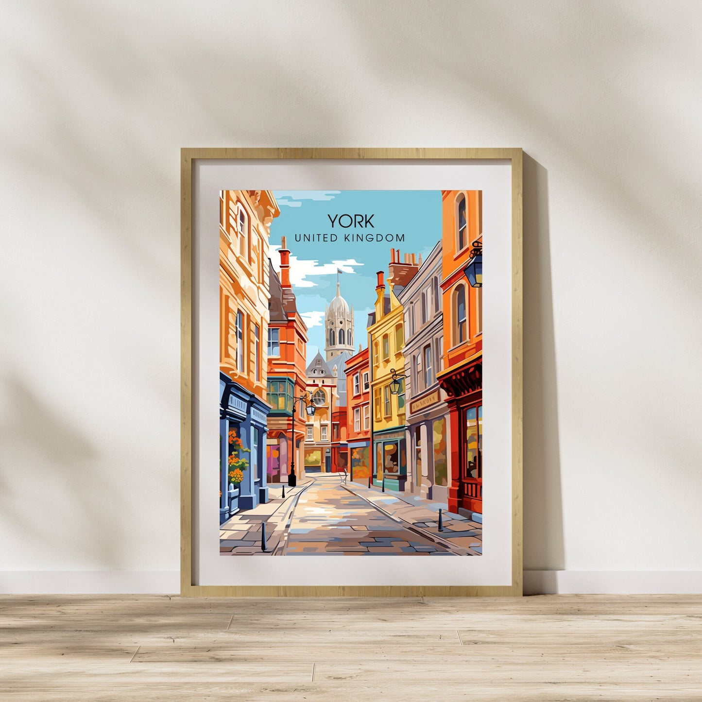 Affiche York | impression de voyage York | Impression York | Affiche Royaume-Uni