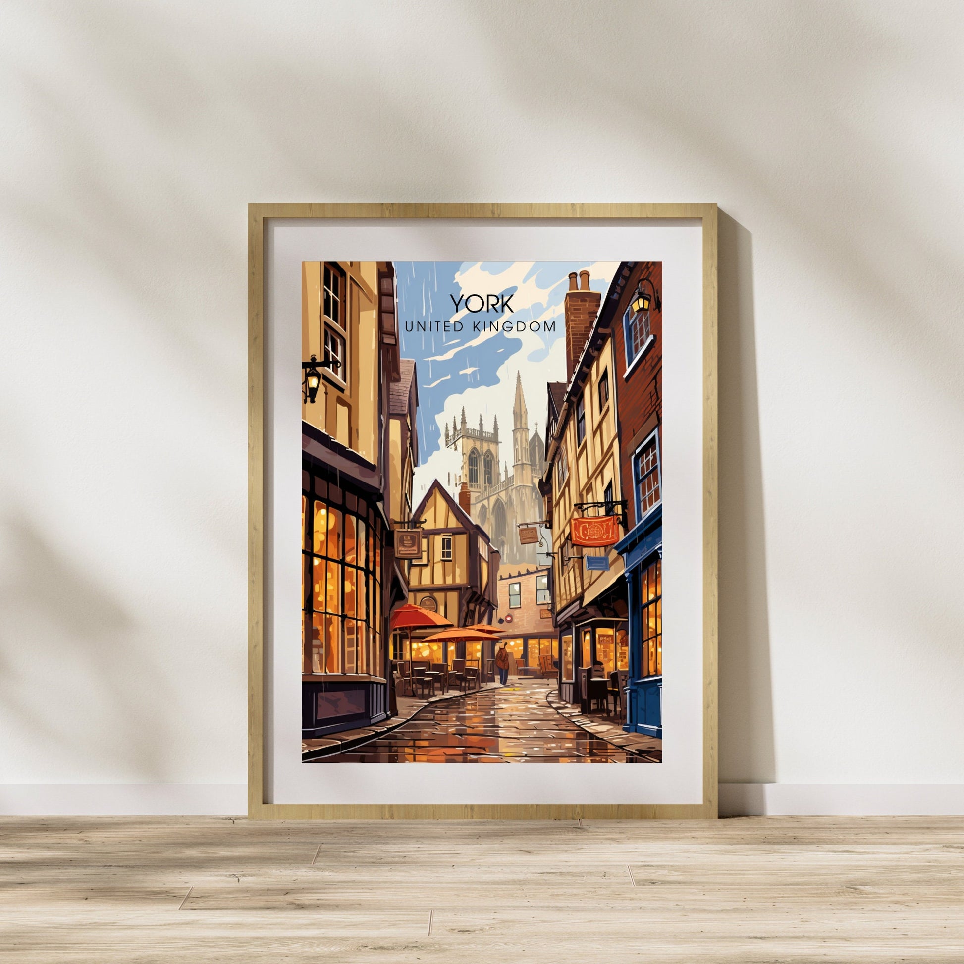 Affiche York | impression de voyage York | Impression York | Affiche Royaume-Uni