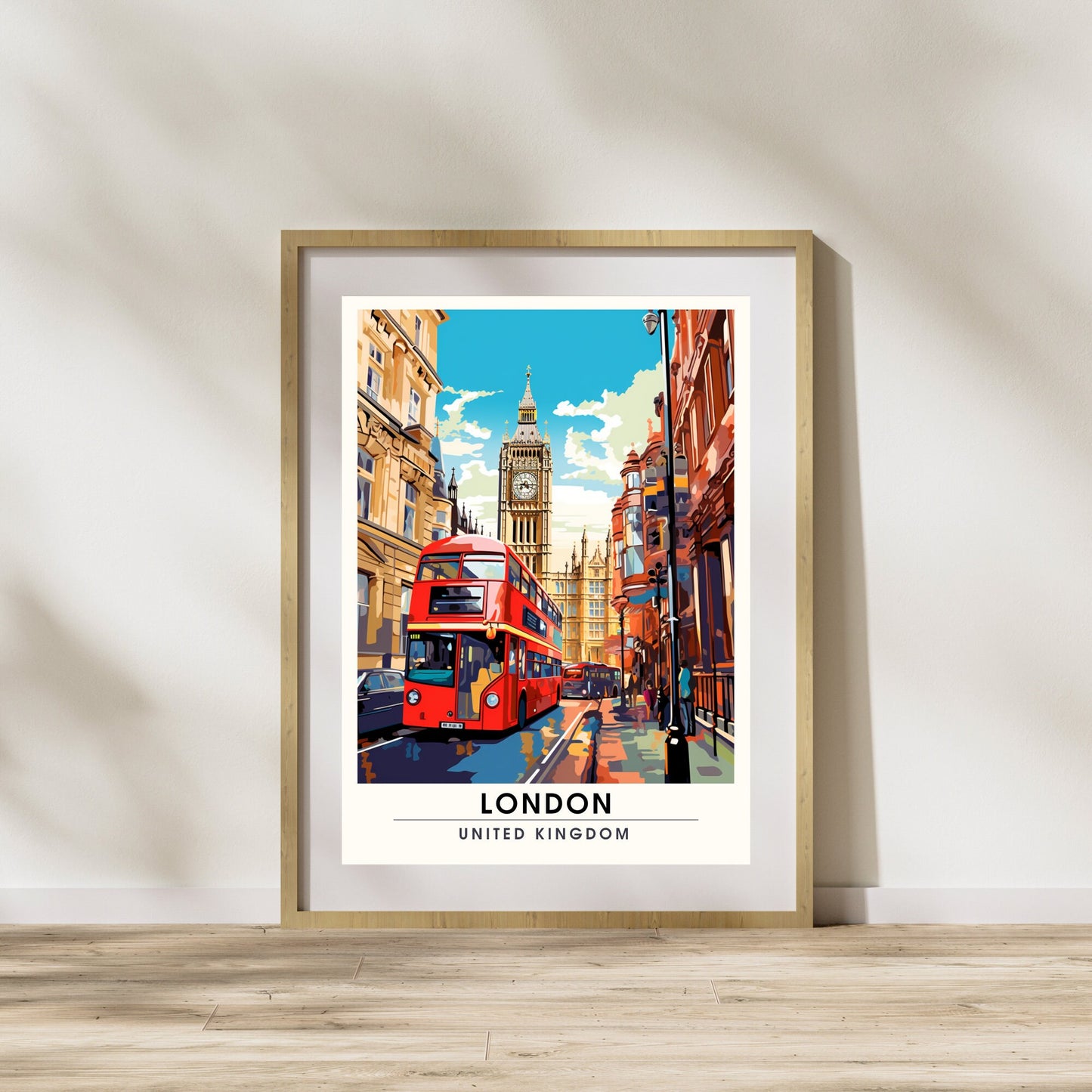 Affiche Londres | impression de voyage Londres | Impression Londres | Affiche Royaume-Uni