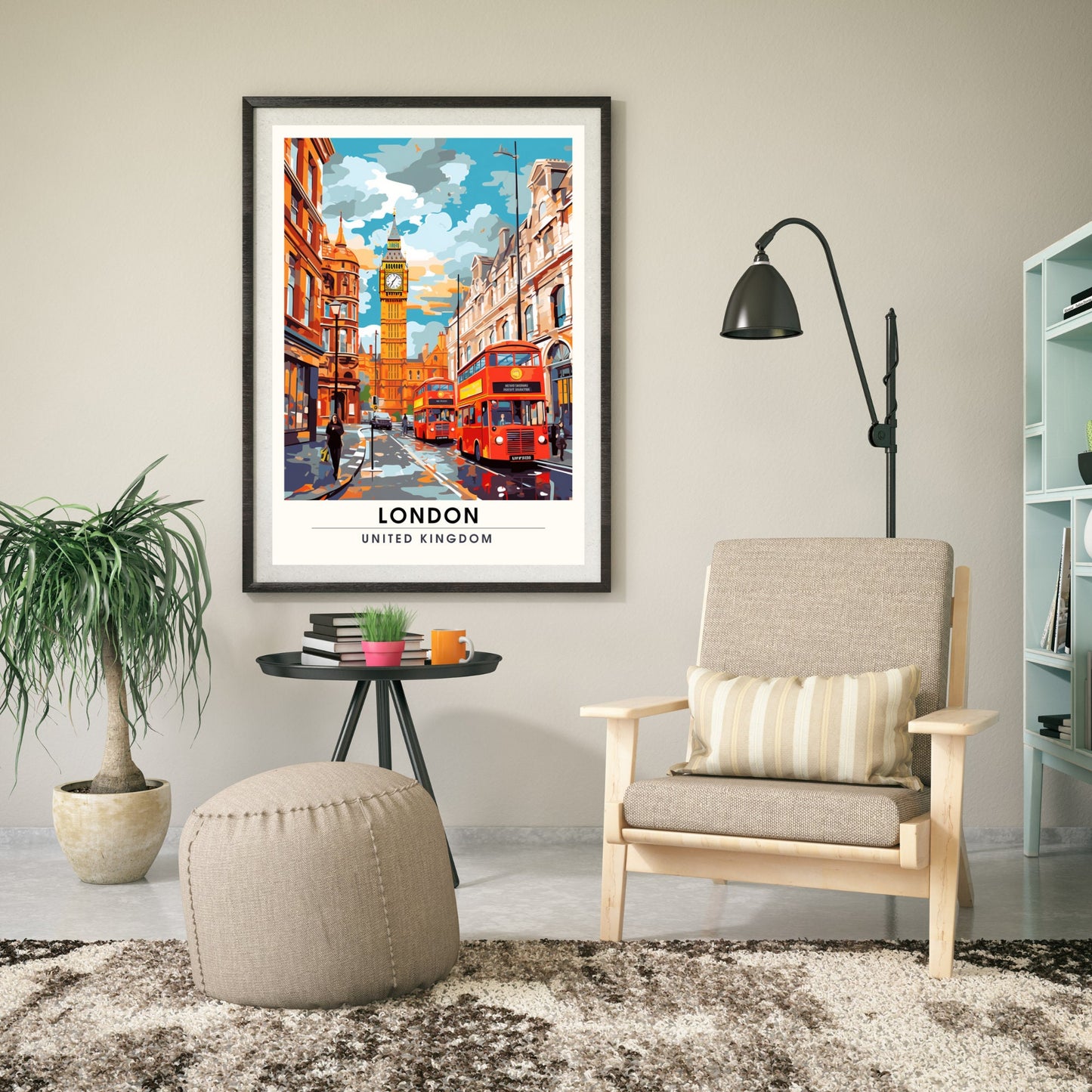 Affiche Londres | impression de voyage Londres | Impression Londres | Affiche Royaume-Uni