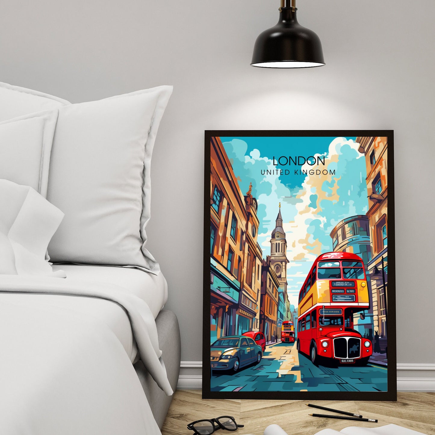 Affiche Londres | impression de voyage Londres | Impression Londres | Affiche Royaume-Uni