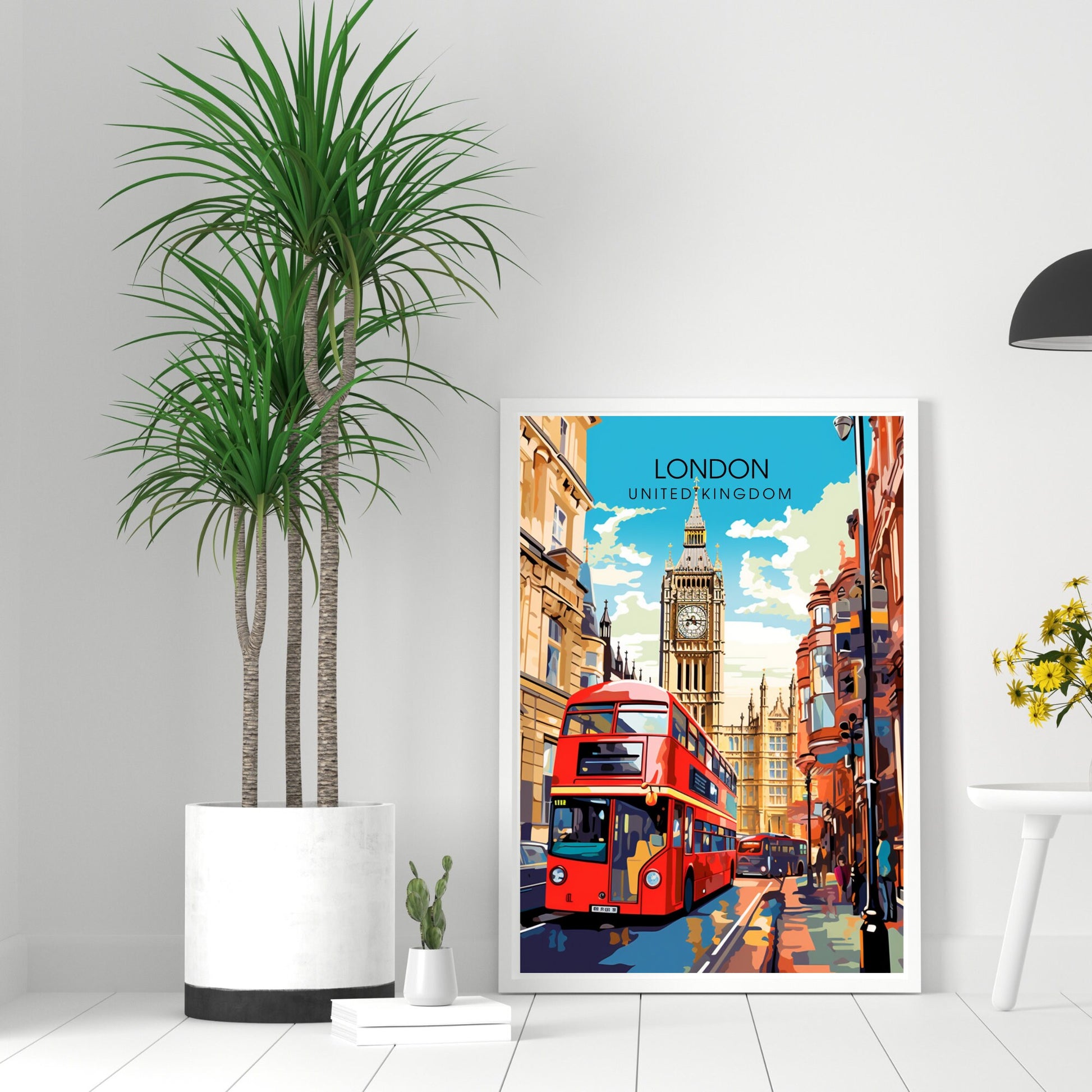 Affiche Londres | impression de voyage Londres | Impression Londres | Affiche Royaume-Uni