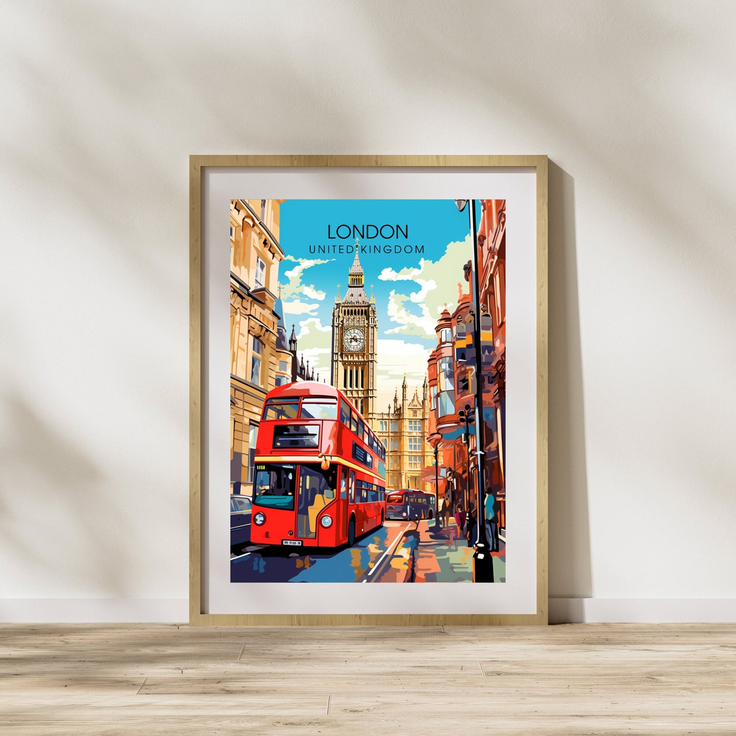 Affiche Londres | impression de voyage Londres | Impression Londres | Affiche Royaume-Uni