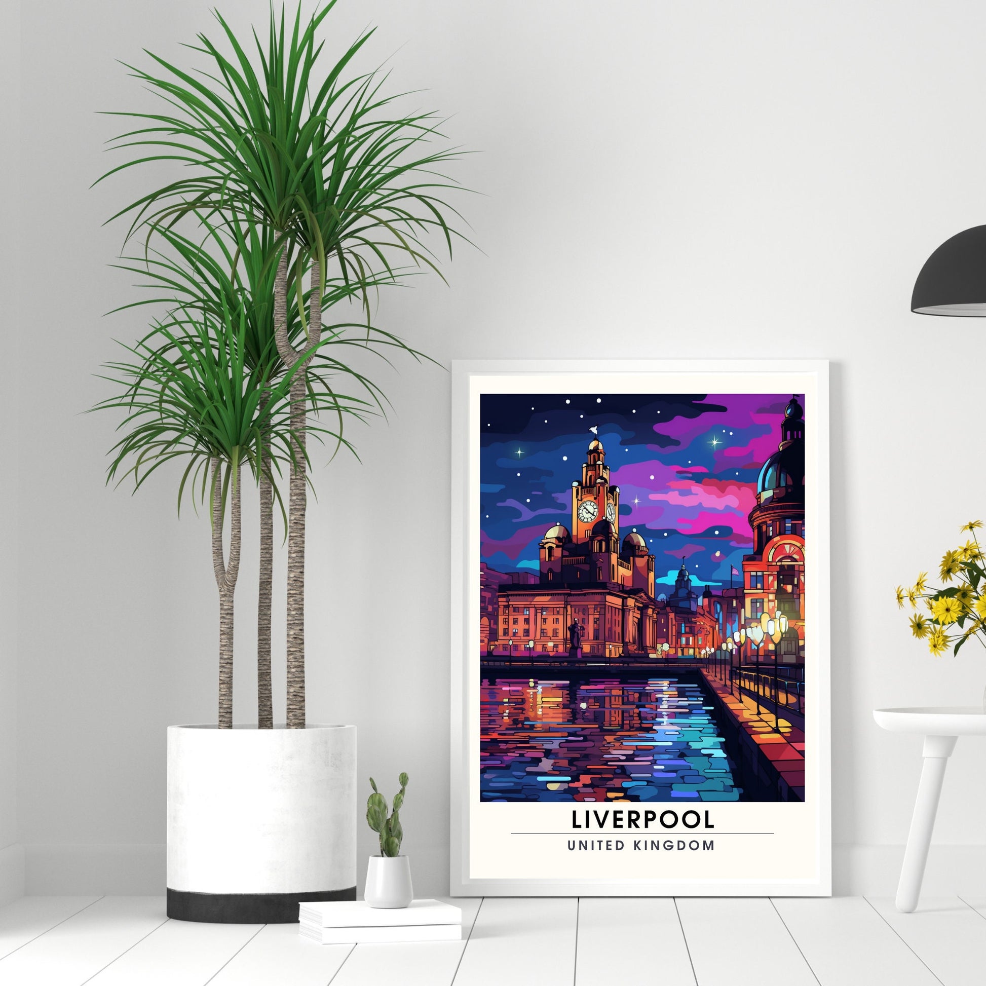 Affiche Liverpool | impression de voyage Liverpool | Impression Liverpool