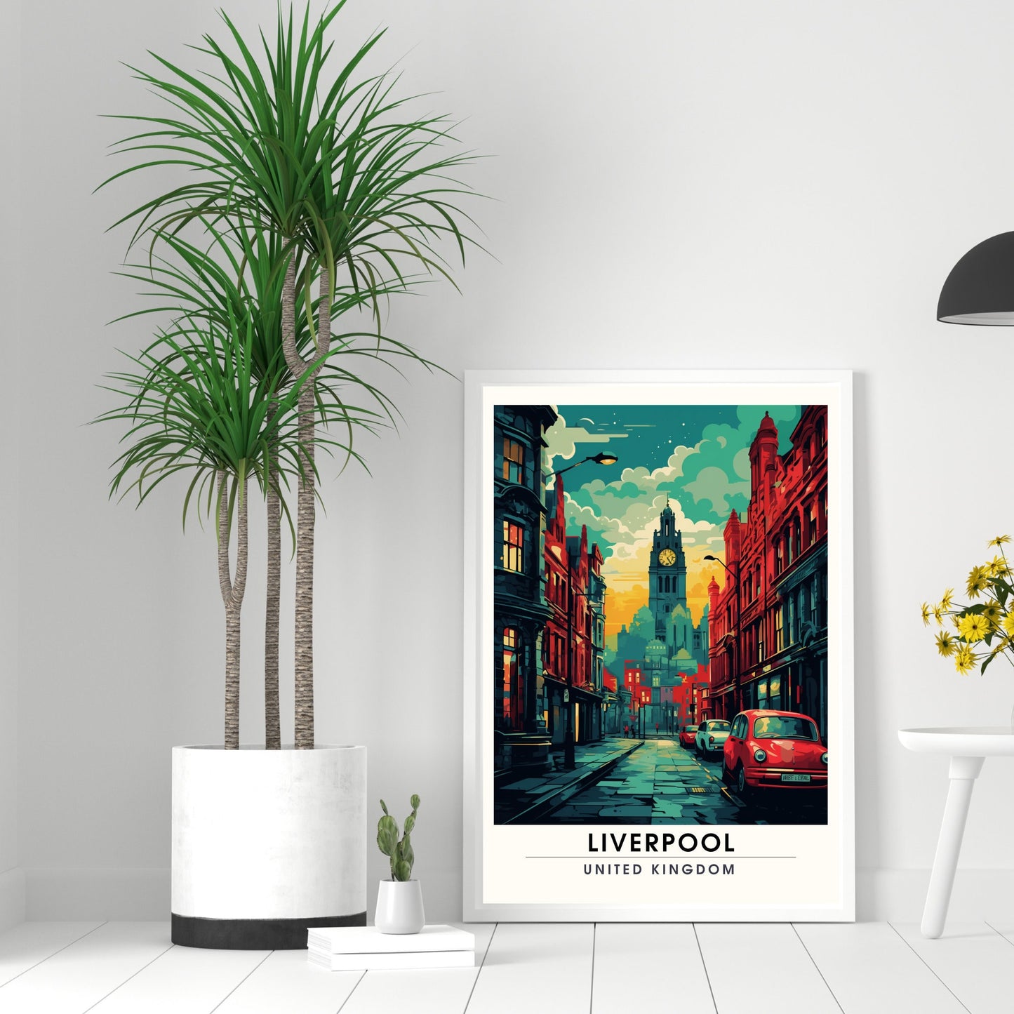 Affiche Liverpool | impression de voyage Liverpool | Impression Liverpool