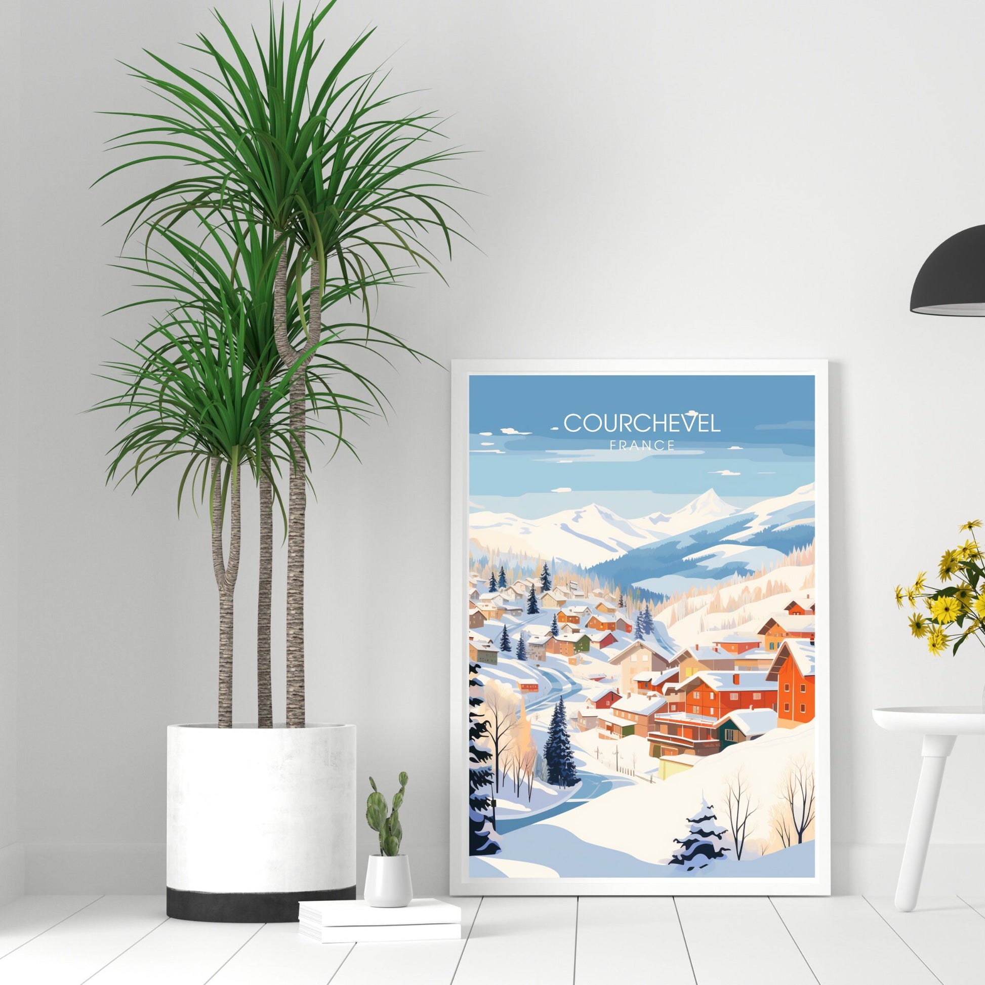 Affiche Courchevel | impression Courchevel | Plongez dans la magie de Courchevel