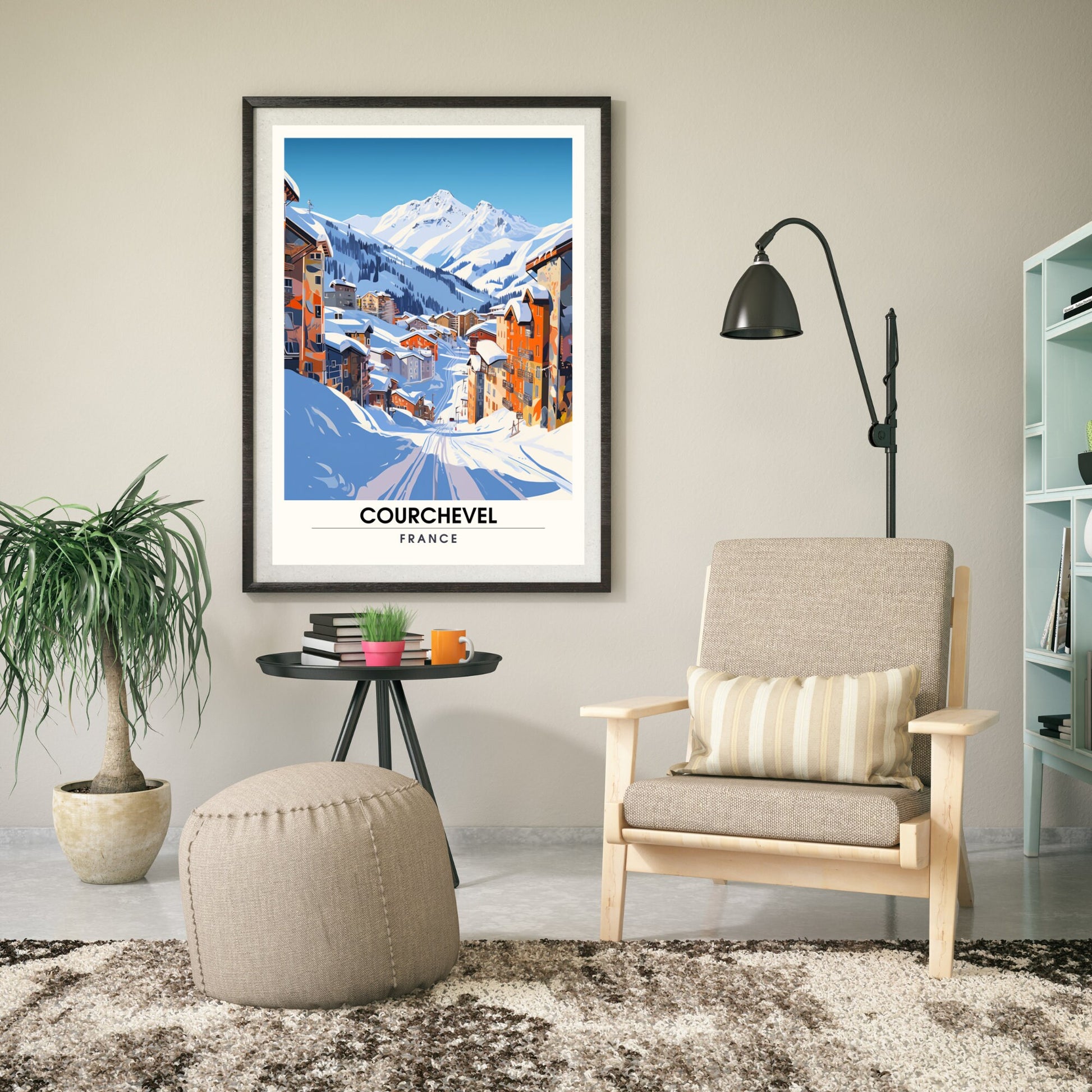 Affiche Courchevel | impression Courchevel | La splendeur de Courchevel