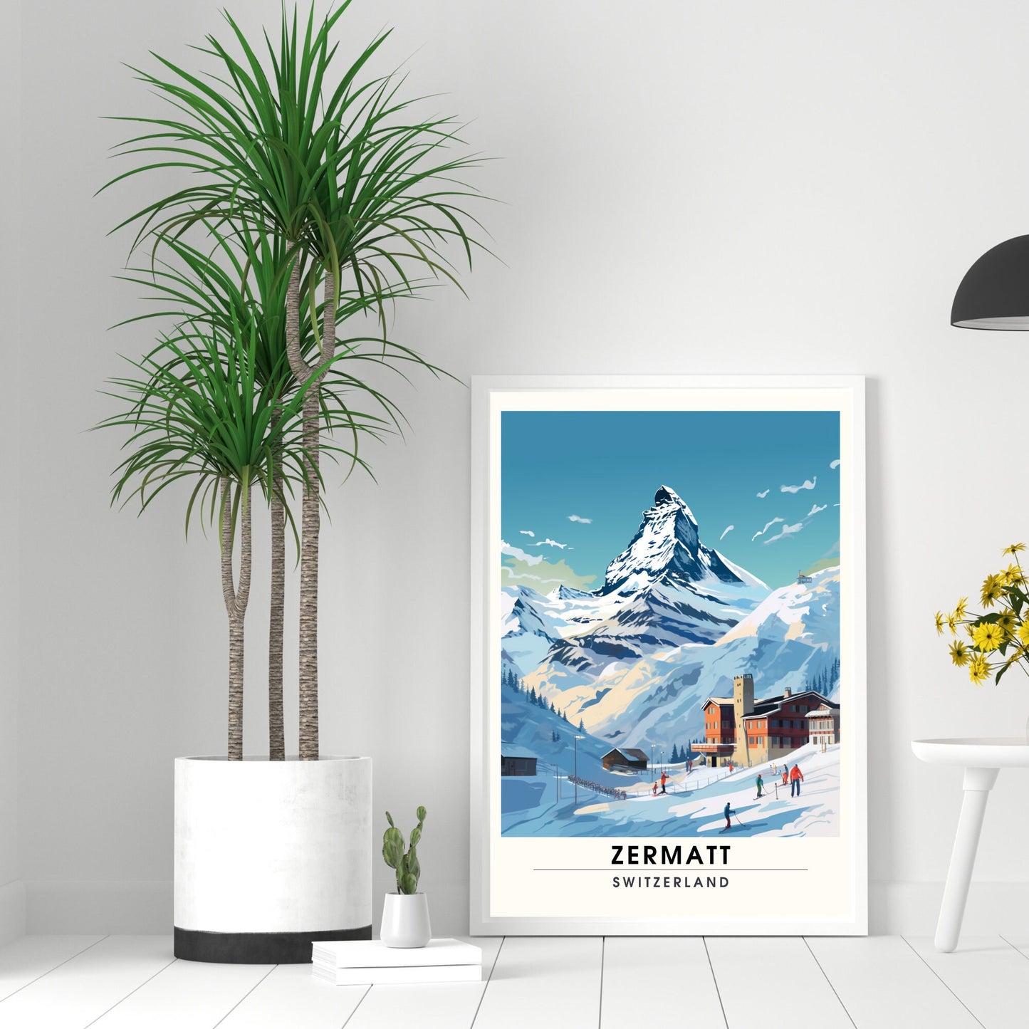 Affiche Zermatt, Suisse | impression Zermatt | Impression de voyage Suisse