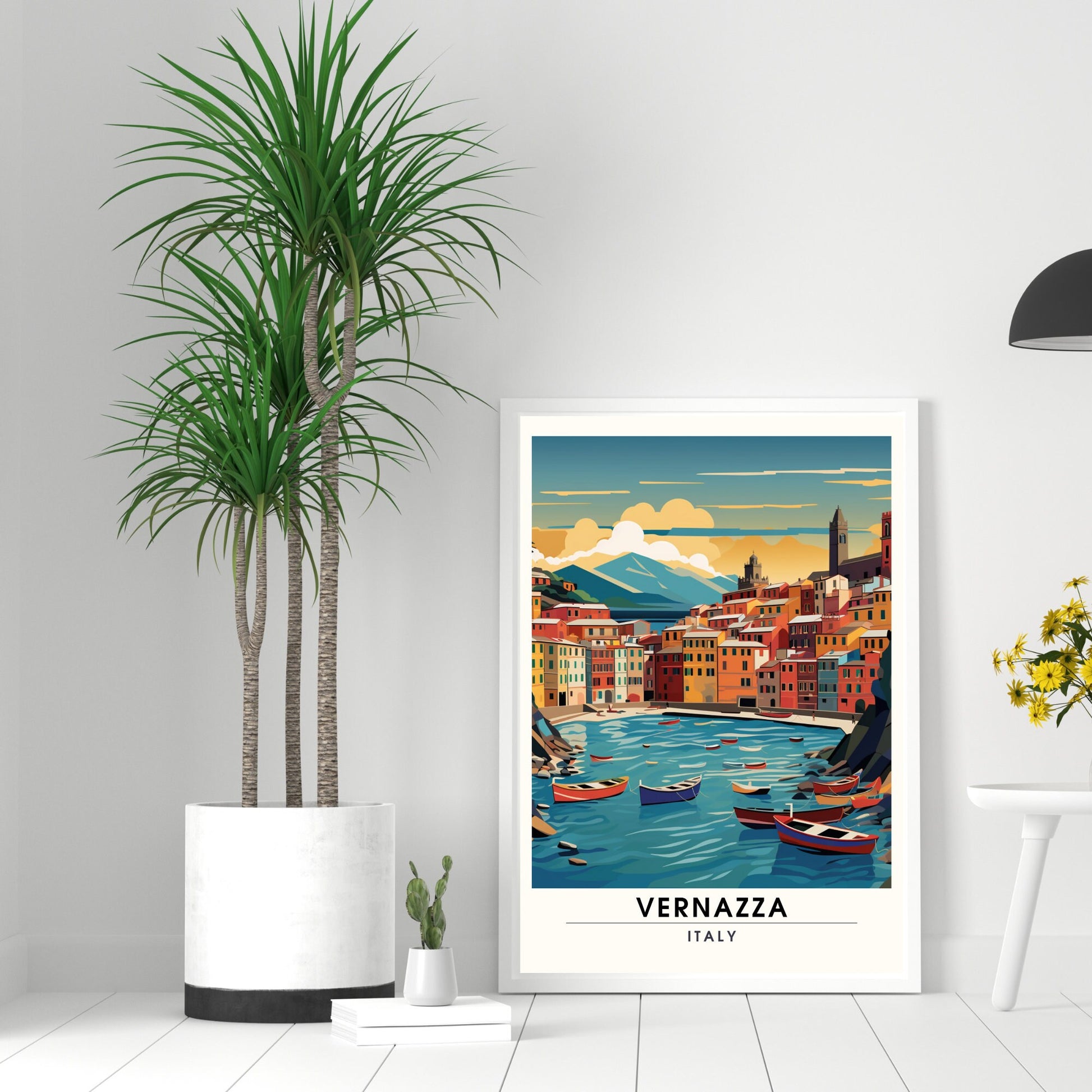 Affiche Vernazza, Italie | impression de voyage Vernazza | affiche de voyage Cinque Terre | affiche Italie