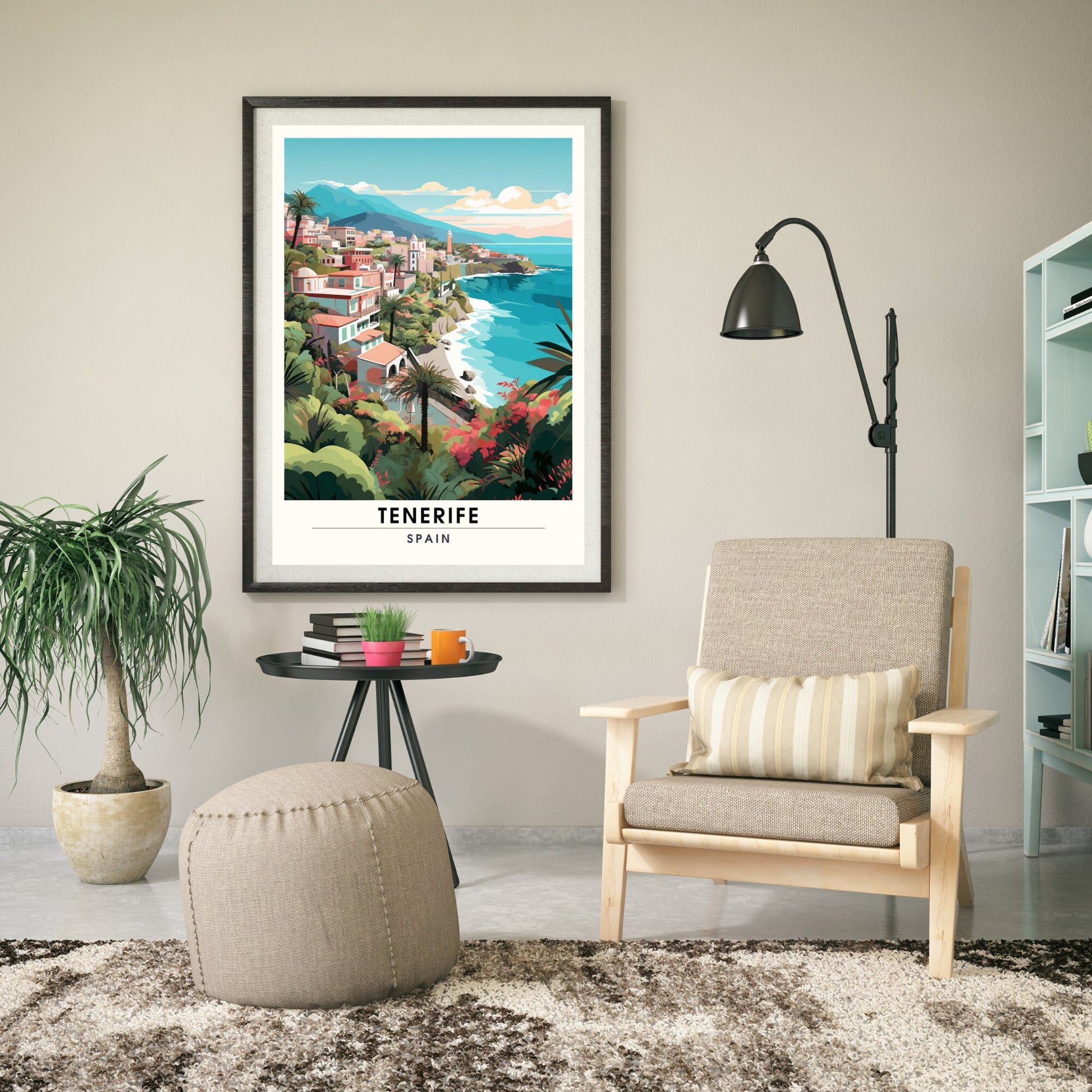 Affiche Tenerife | impression de voyage Tenerife | Impression Tenerife | Affiche Espagne | Affiche de voyage