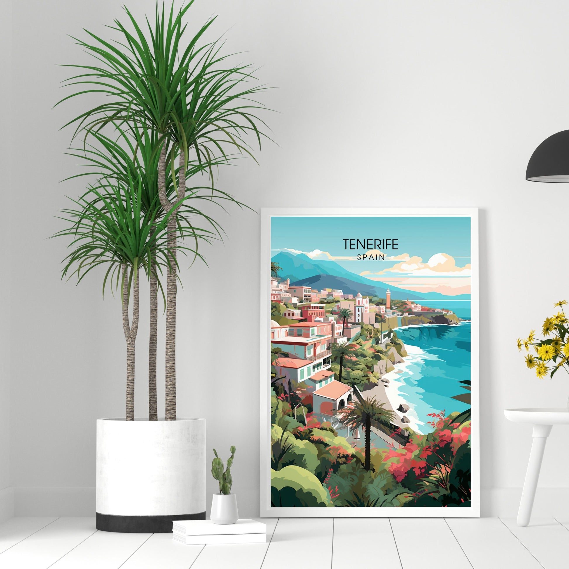 Affiche Tenerife | impression de voyage Tenerife | Impression Tenerife | Affiche Espagne | Affiche de voyage