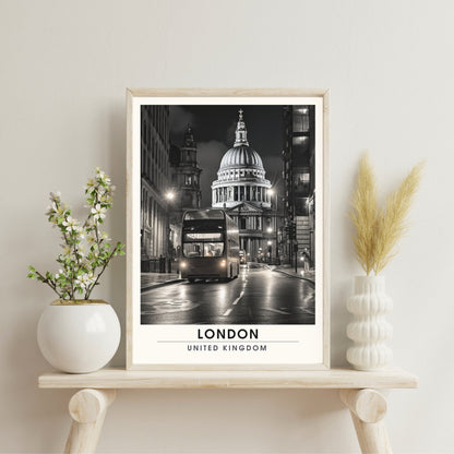 Affiche Londres | impression de voyage Londres | Impression Londres | Affiche Royaume-Uni