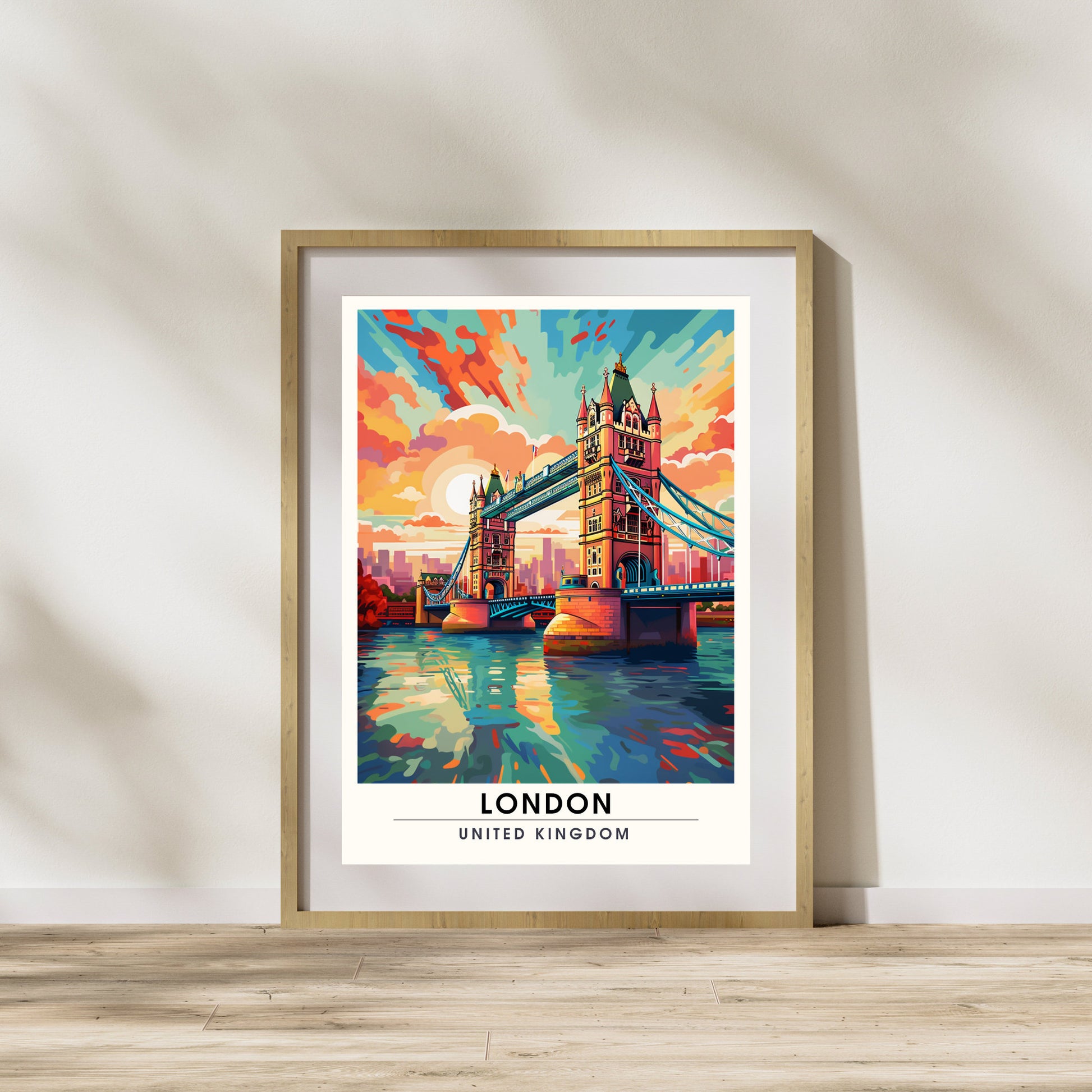 Affiche Londres | impression de voyage Londres | Impression Londres | Affiche Royaume-Uni