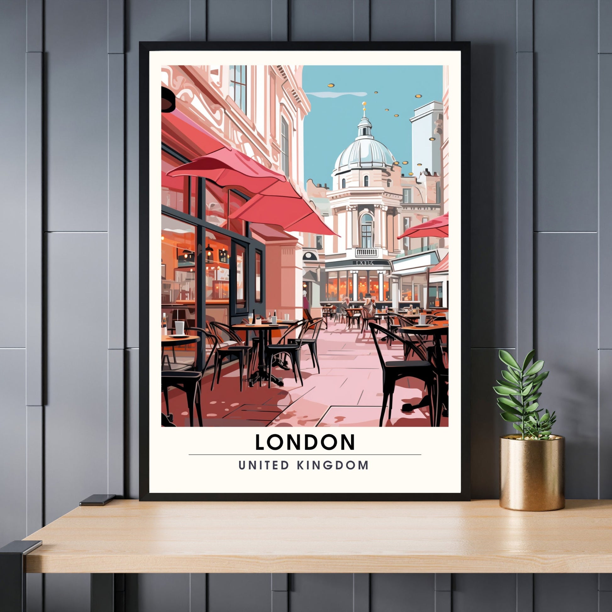 Affiche Londres | impression de voyage Londres | Impression Londres | Affiche Royaume-Uni