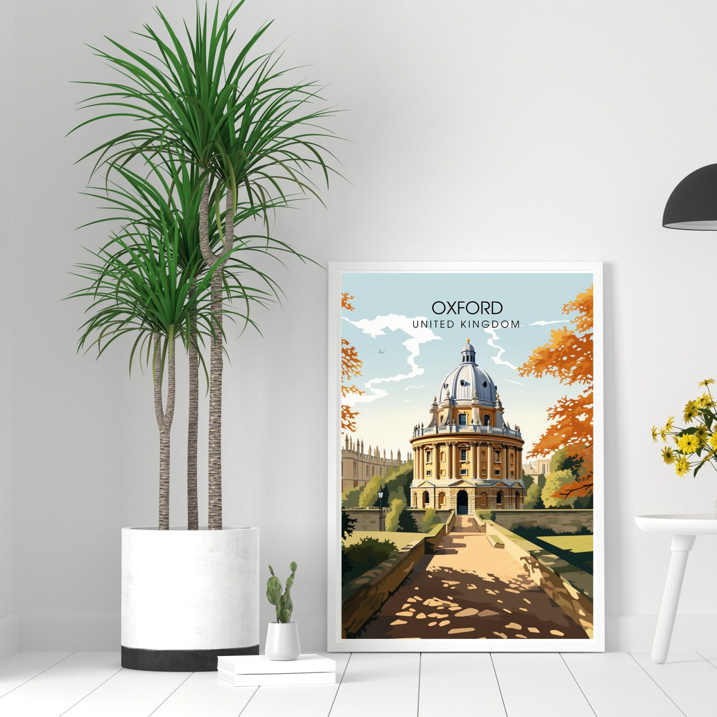 Affiche Oxford | impression de voyage Oxford | Impression Oxford | Affiche Royaume-Uni