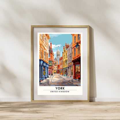 Affiche York | impression de voyage York | Impression York | Affiche Royaume-Uni