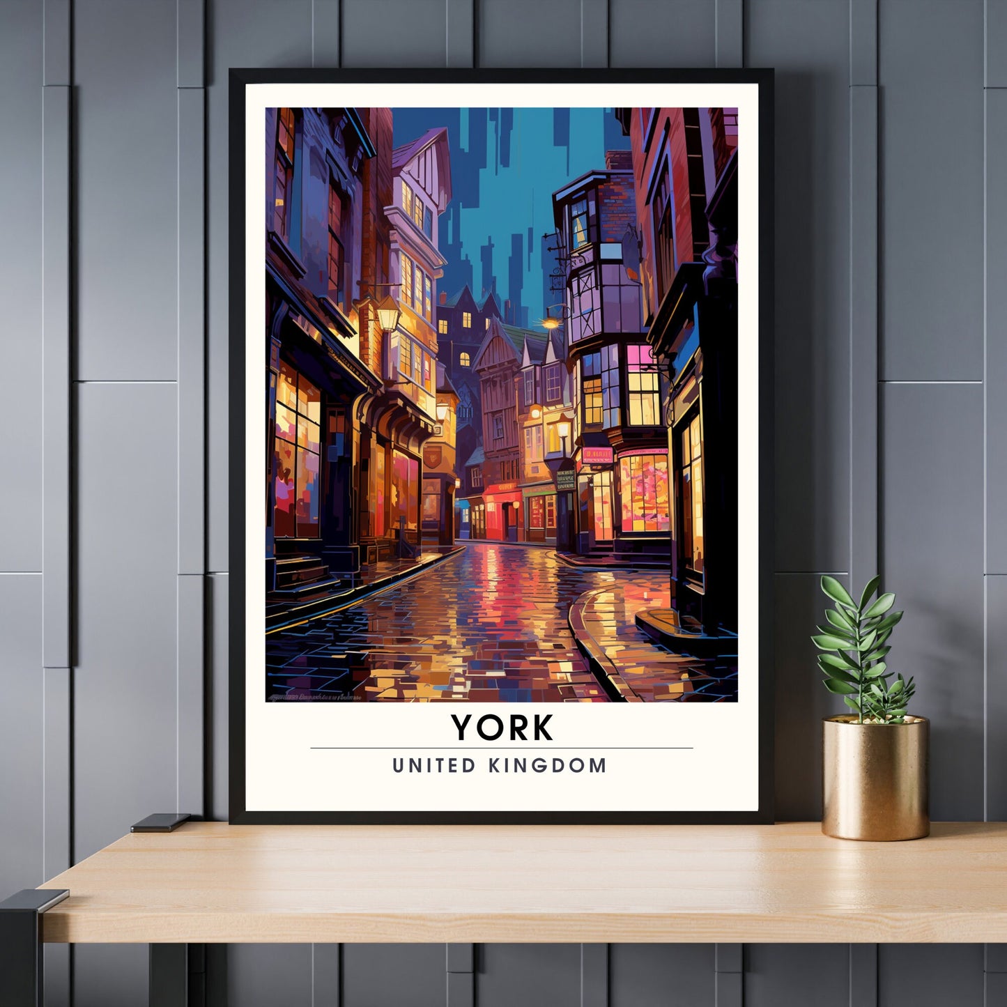 Affiche York | impression de voyage York | Impression York | Affiche Royaume-Uni