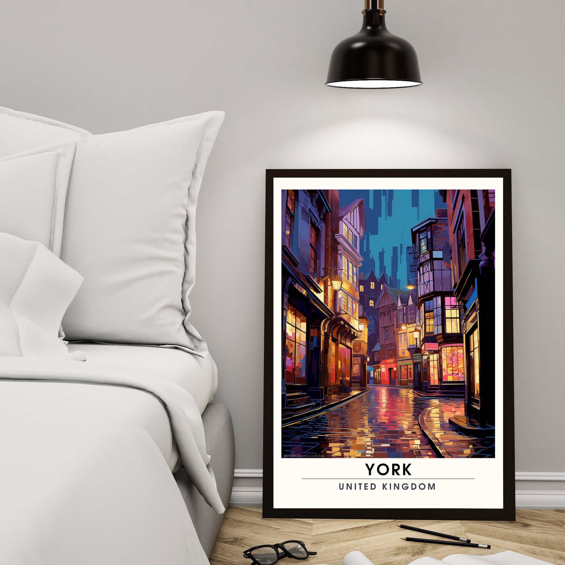 Affiche York | impression de voyage York | Impression York | Affiche Royaume-Uni