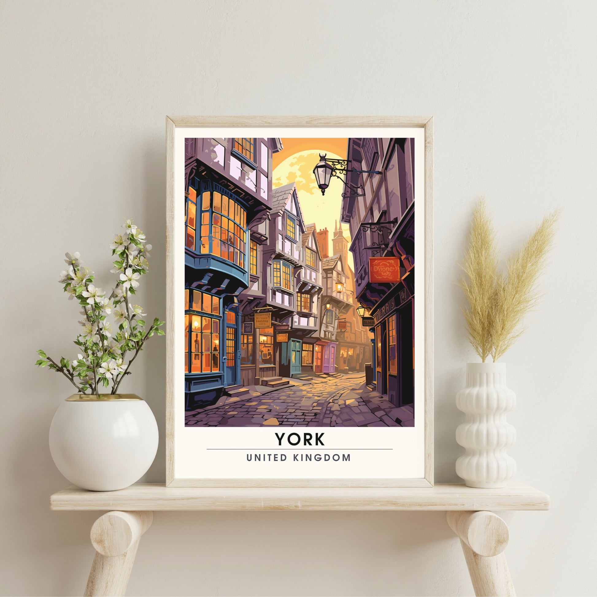 Affiche York | impression de voyage York | Impression York | Affiche Royaume-Uni