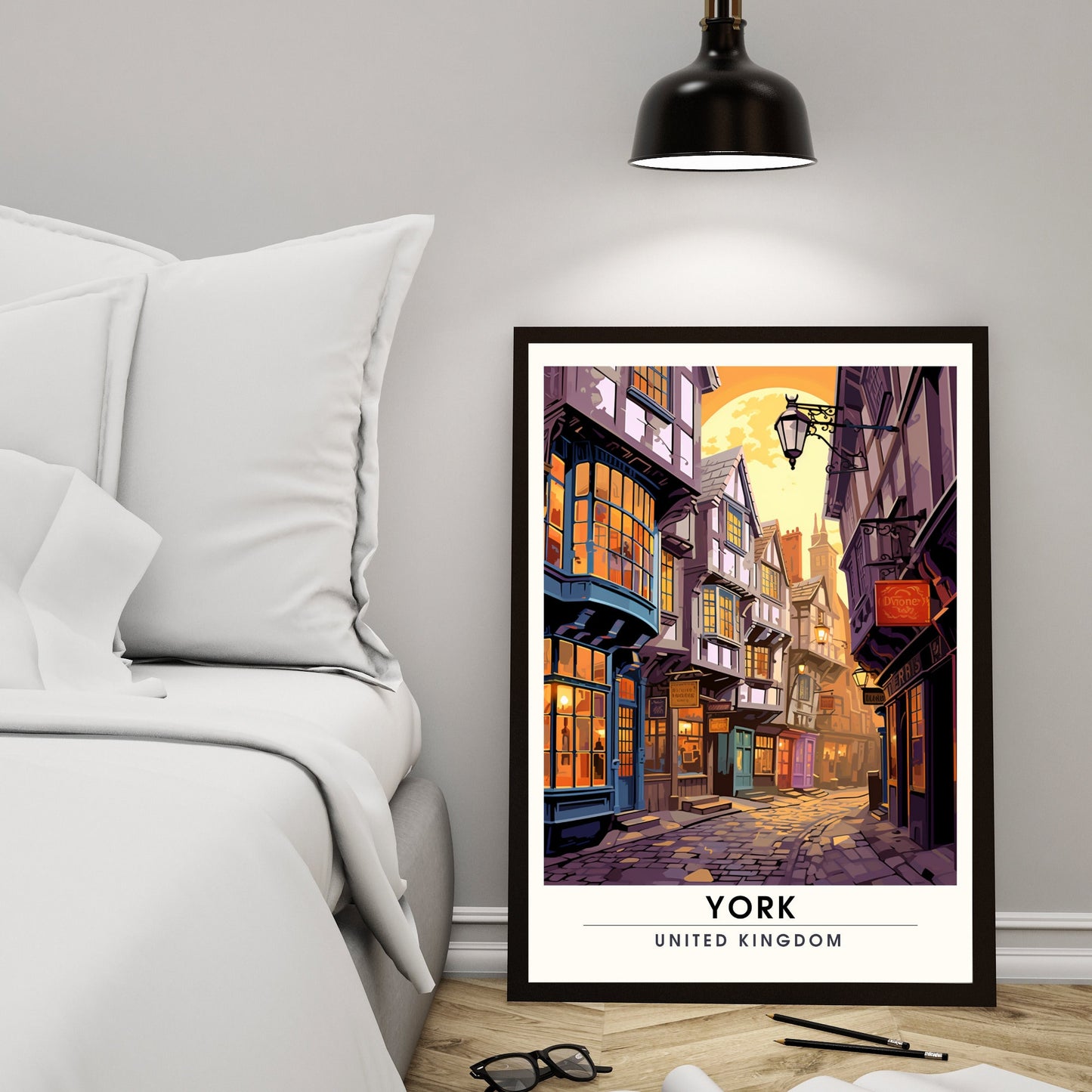 Affiche York | impression de voyage York | Impression York | Affiche Royaume-Uni