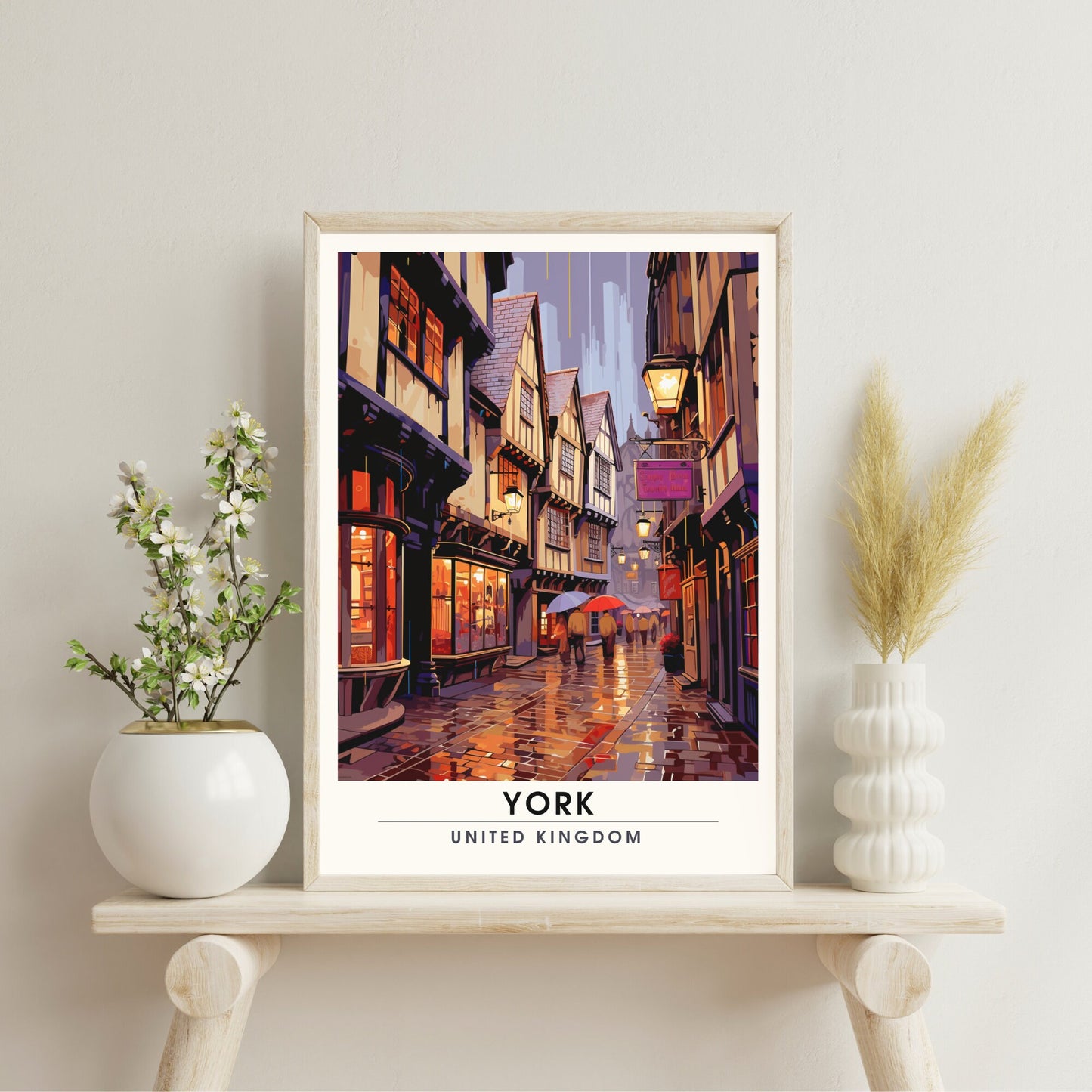 Affiche York | impression de voyage York | Impression York | Affiche Royaume-Uni