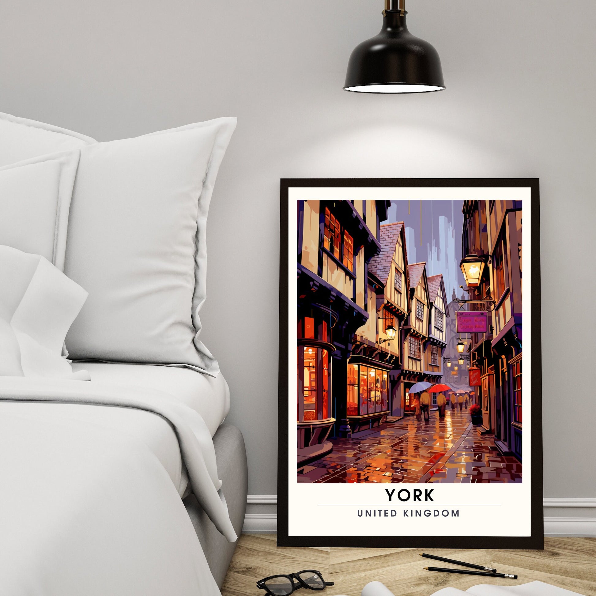 Affiche York | impression de voyage York | Impression York | Affiche Royaume-Uni