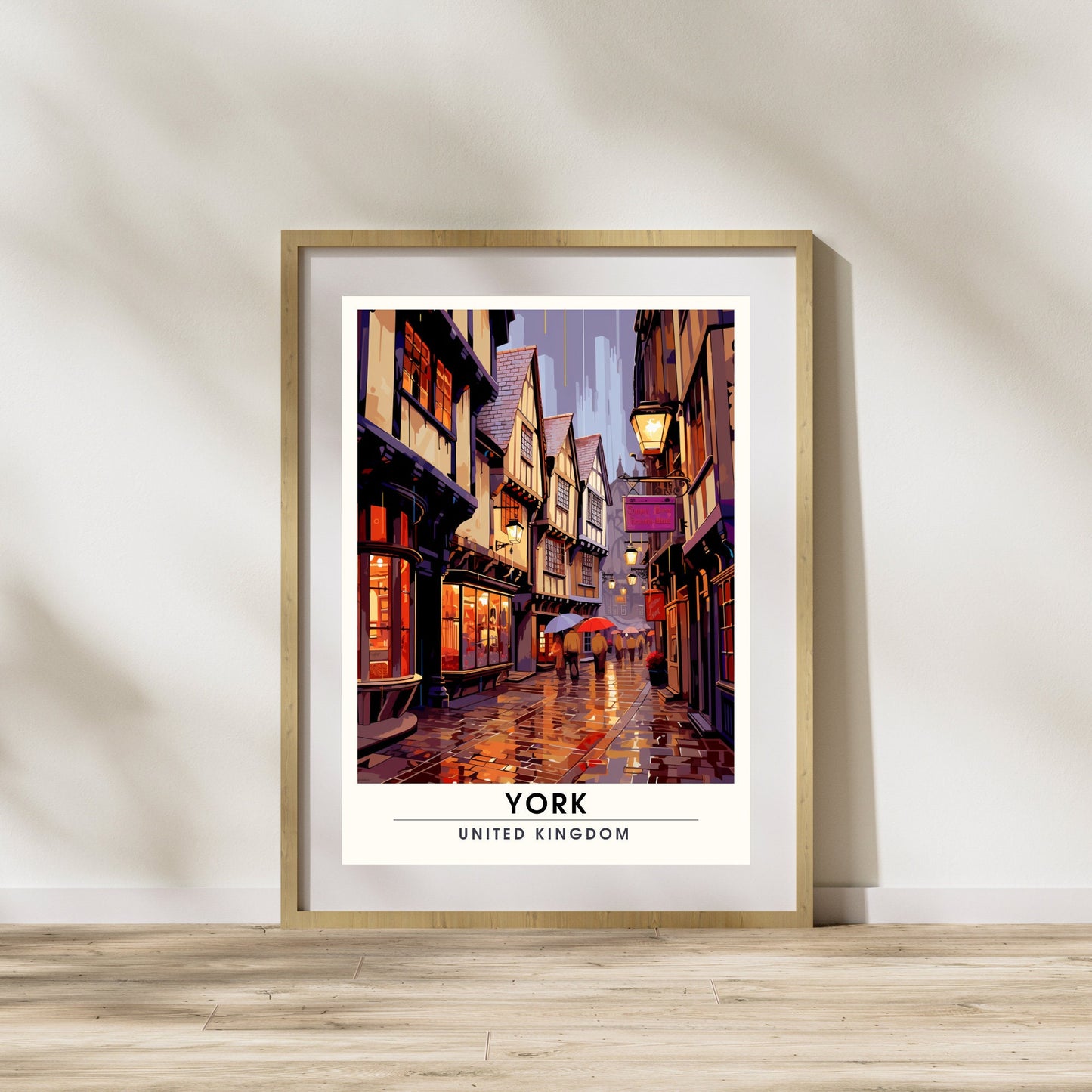 Affiche York | impression de voyage York | Impression York | Affiche Royaume-Uni