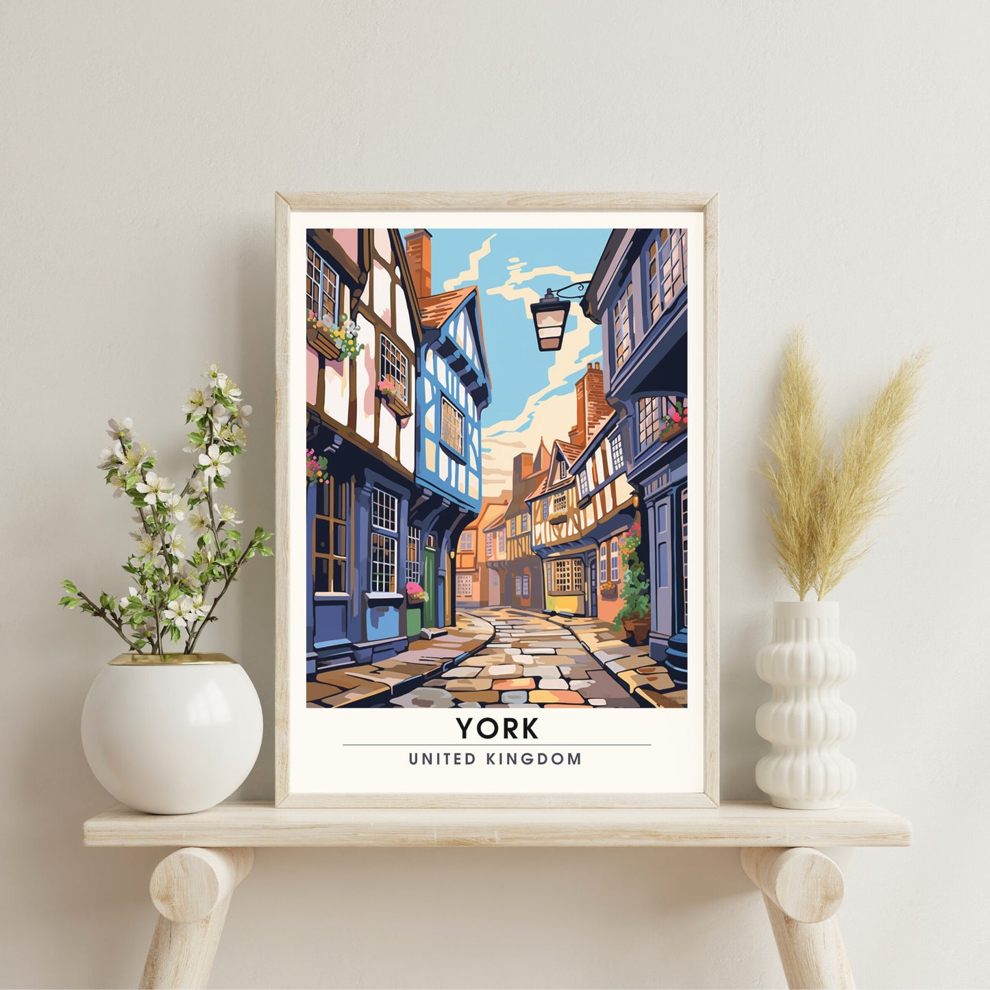 Affiche York | impression de voyage York | Impression York | Affiche Royaume-Uni