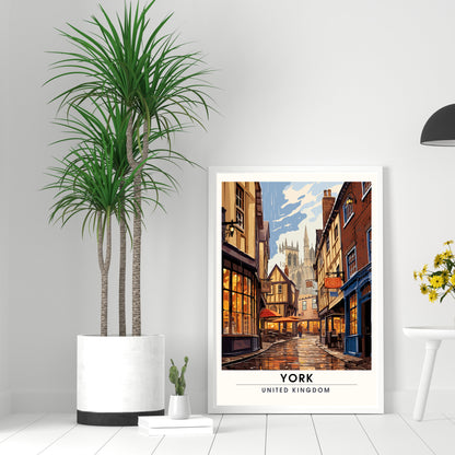 Affiche York | impression de voyage York | Impression York | Affiche Royaume-Uni