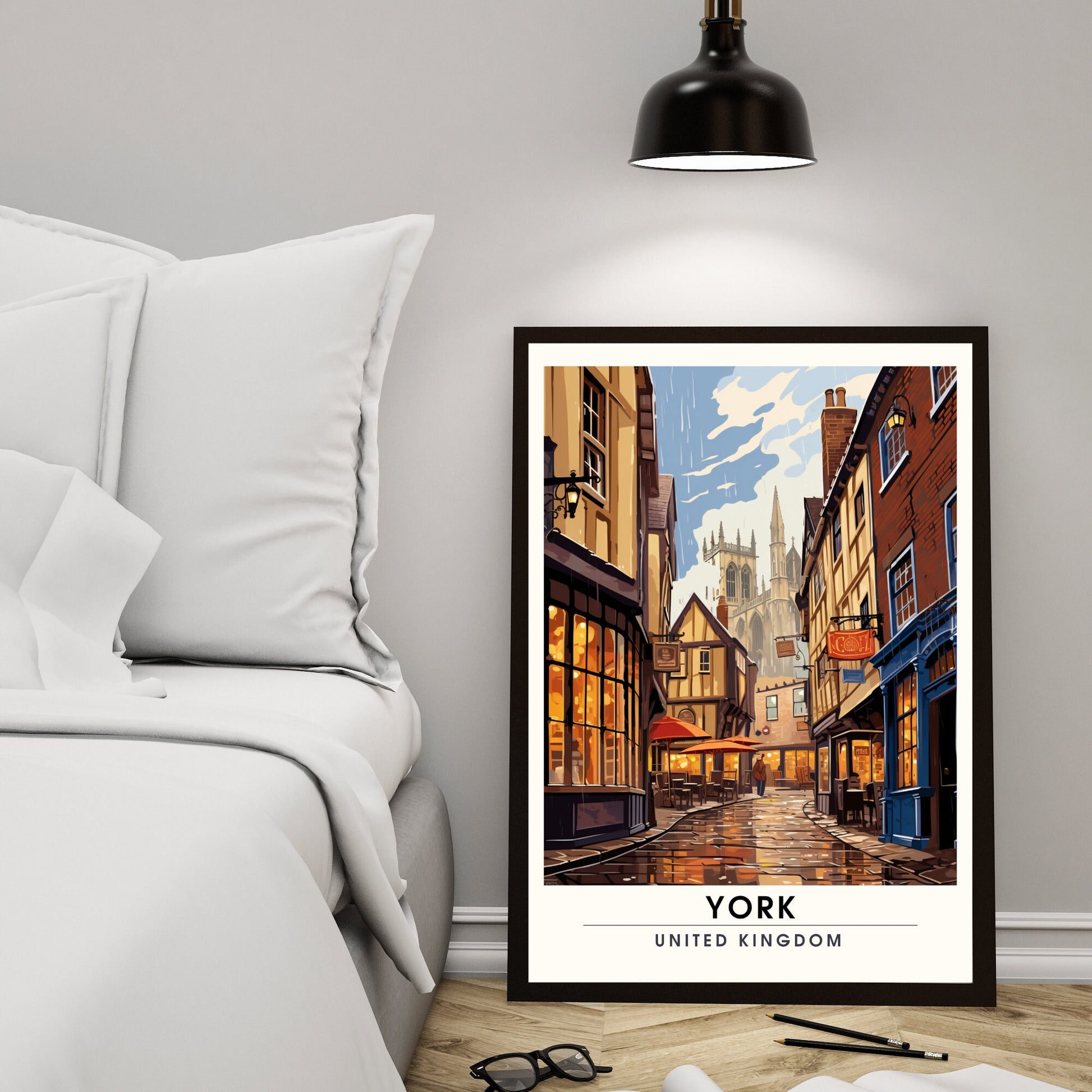 Affiche York | impression de voyage York | Impression York | Affiche Royaume-Uni