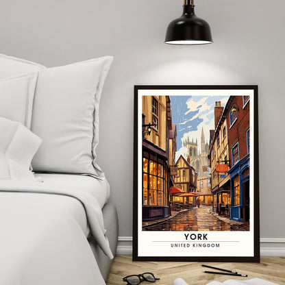 Affiche York | impression de voyage York | Impression York | Affiche Royaume-Uni