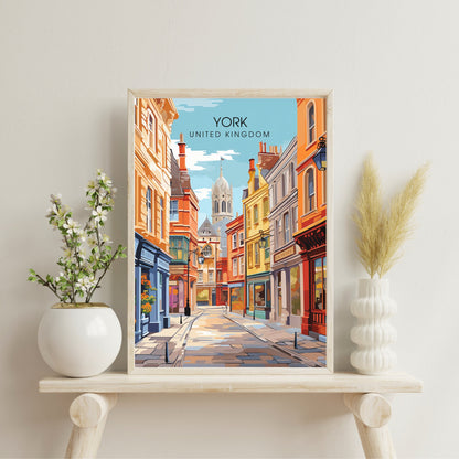 Affiche York | impression de voyage York | Impression York | Affiche Royaume-Uni