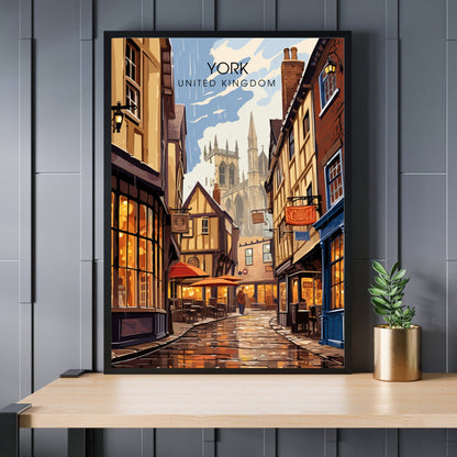 Affiche York | impression de voyage York | Impression York | Affiche Royaume-Uni